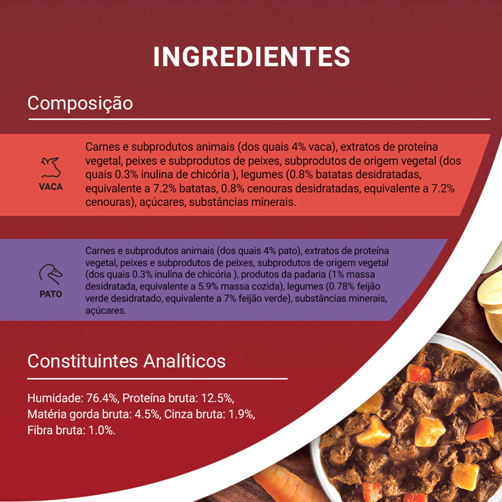 Comida H&uacute;mida para C&atilde;o Adulto Active Vaca Purina One Mini