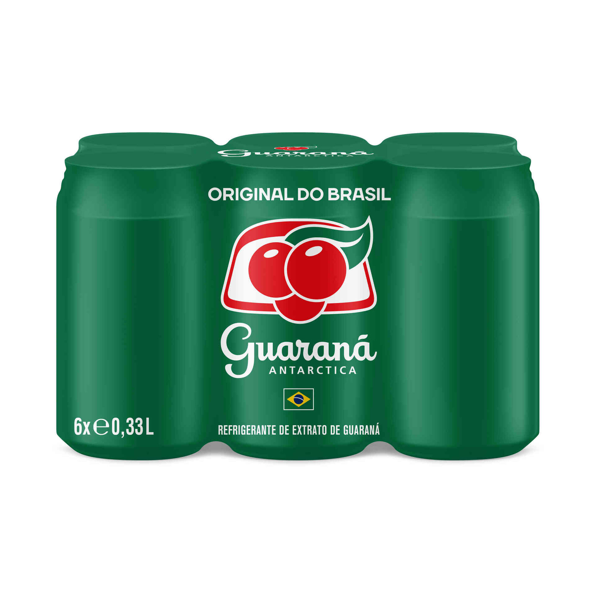 Refrigerante com Gás Guaraná - emb. 6 x 33 cl - Antarctica