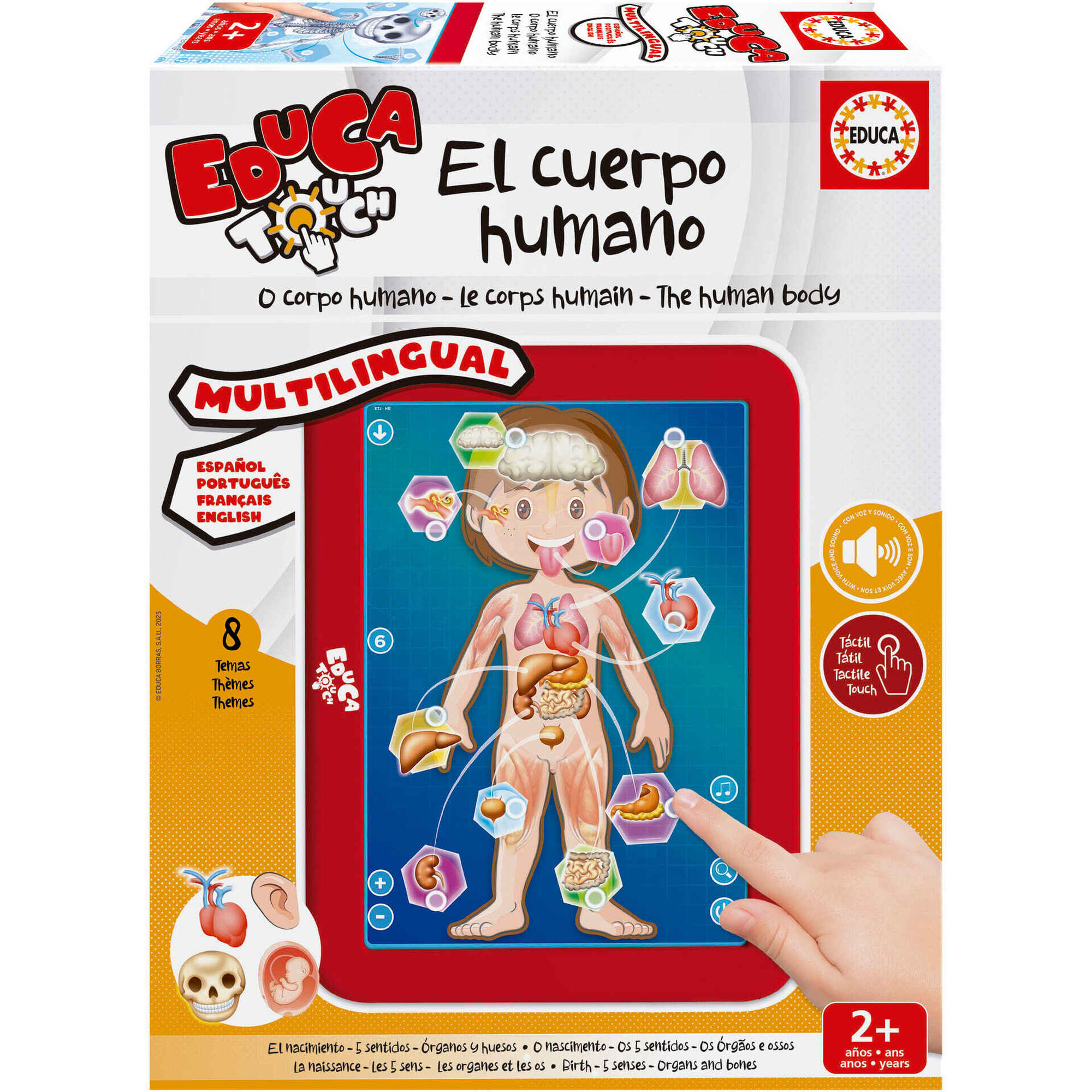 Educa - Jogo Etouch J&uacute;nior O Corpo Humano