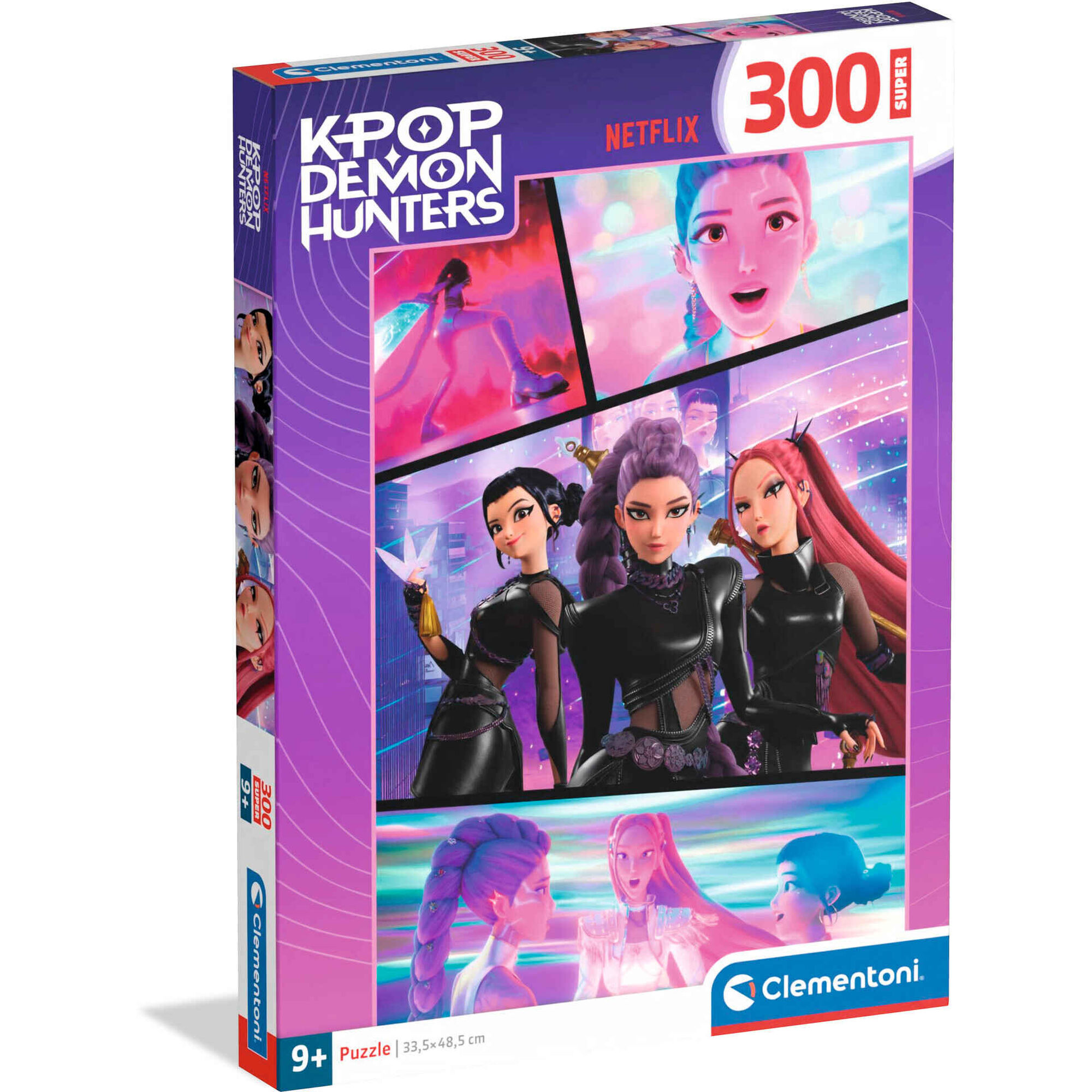 Clementoni - Puzzle K-Pop Demon Hunters 300 Pe&ccedil;as