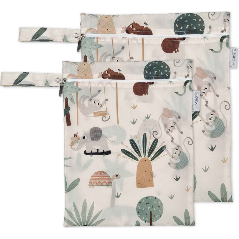 Conjunto 2 Bolsas Impermeáveis Animais da Selva Twinko