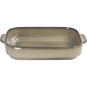 Assadeira Retangular Reativo 34x21cm Castanha Kasa