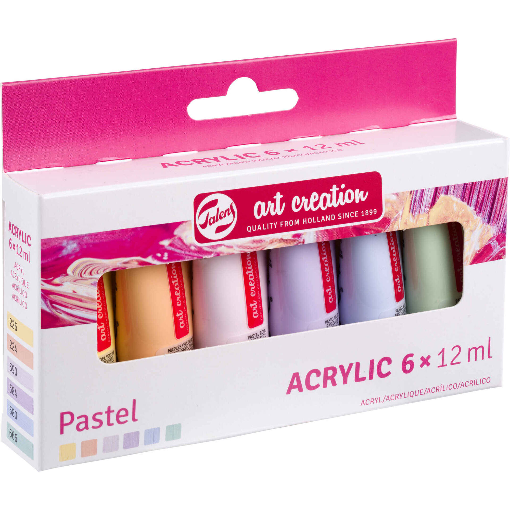 Tinta Acr&iacute;lica Art Creation Pastel 12ml Talens