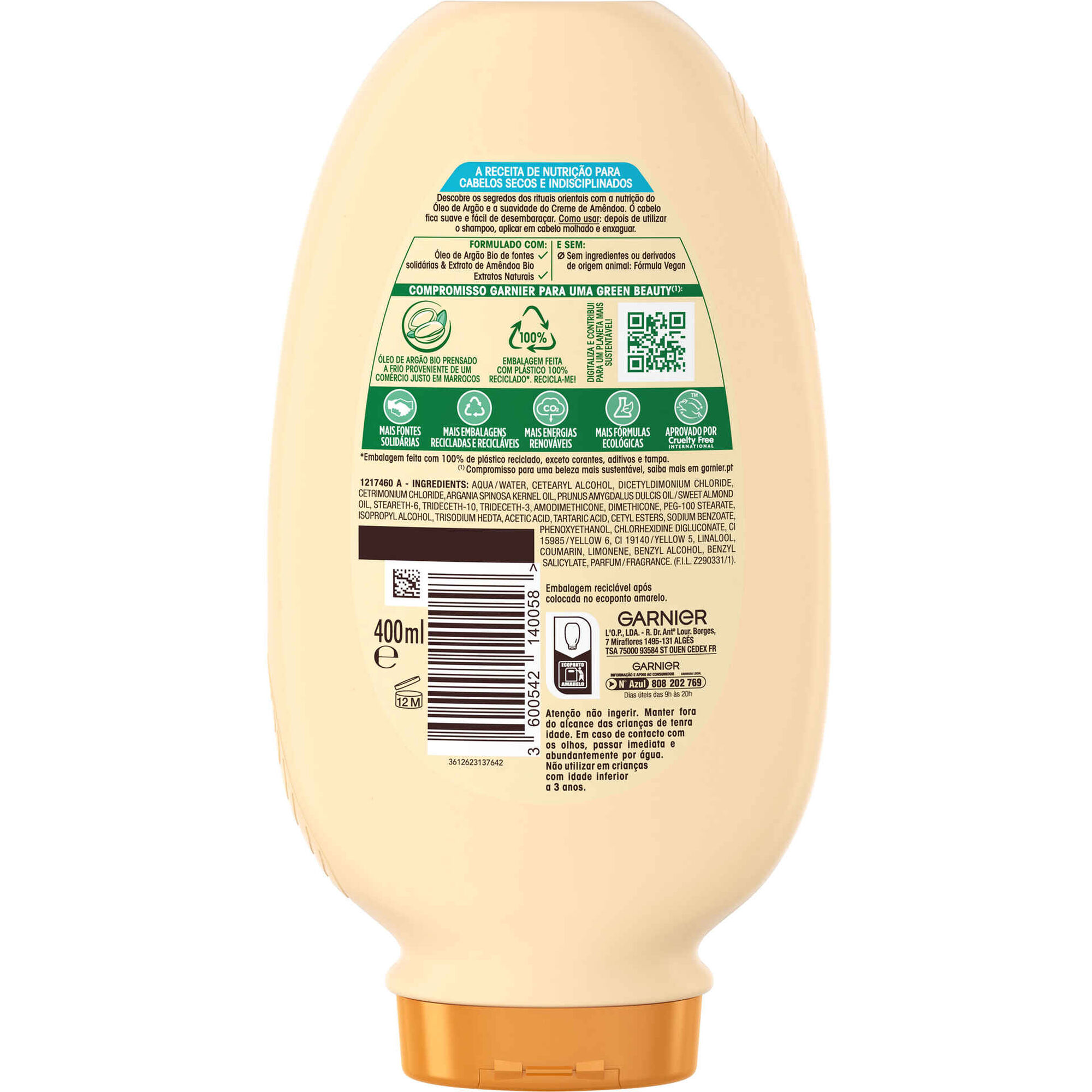 Condicionador Ultra Suave Riqueza D'Arg&atilde;o