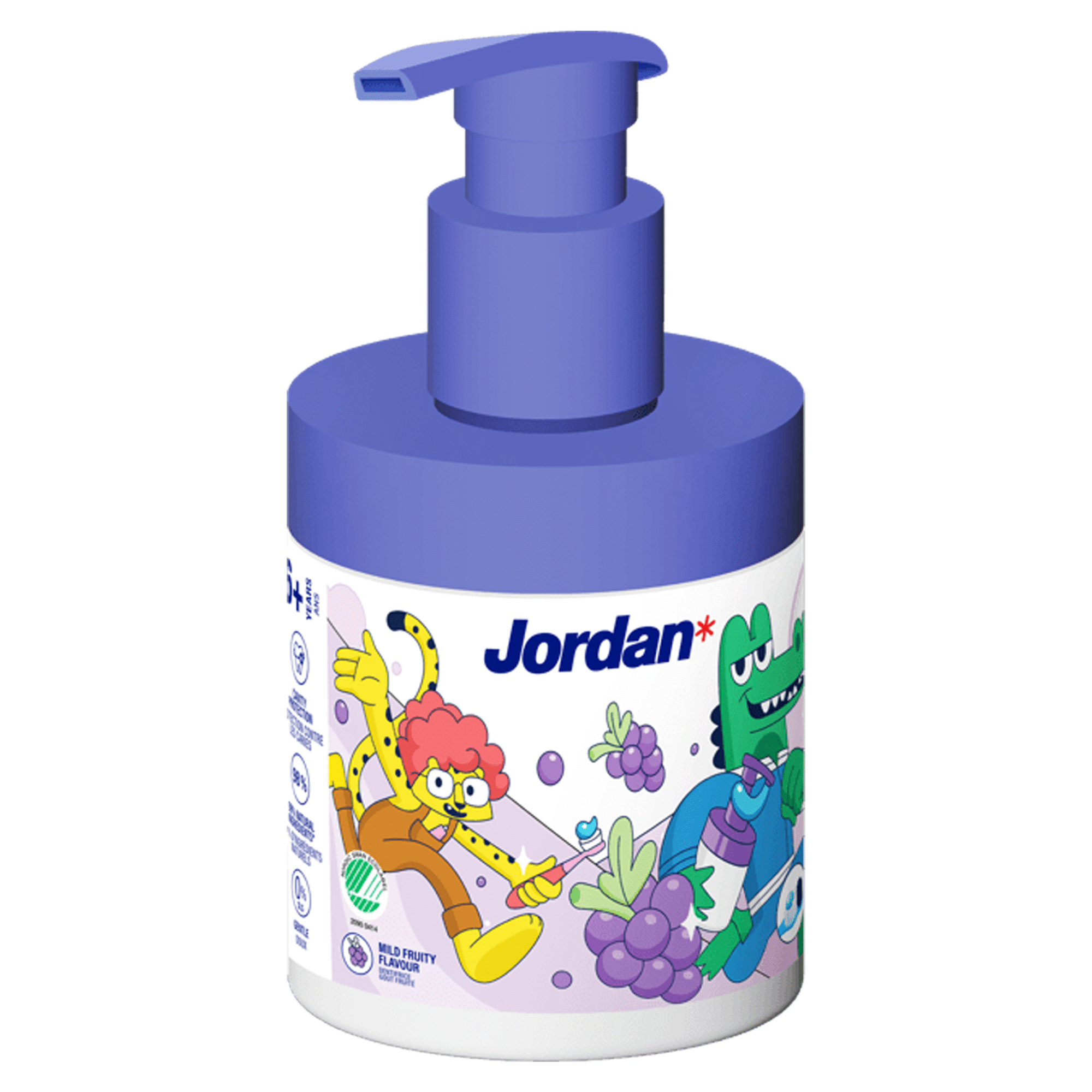 Pasta de Dentes J&uacute;nior Pump 6 a 12 Anos Jordan