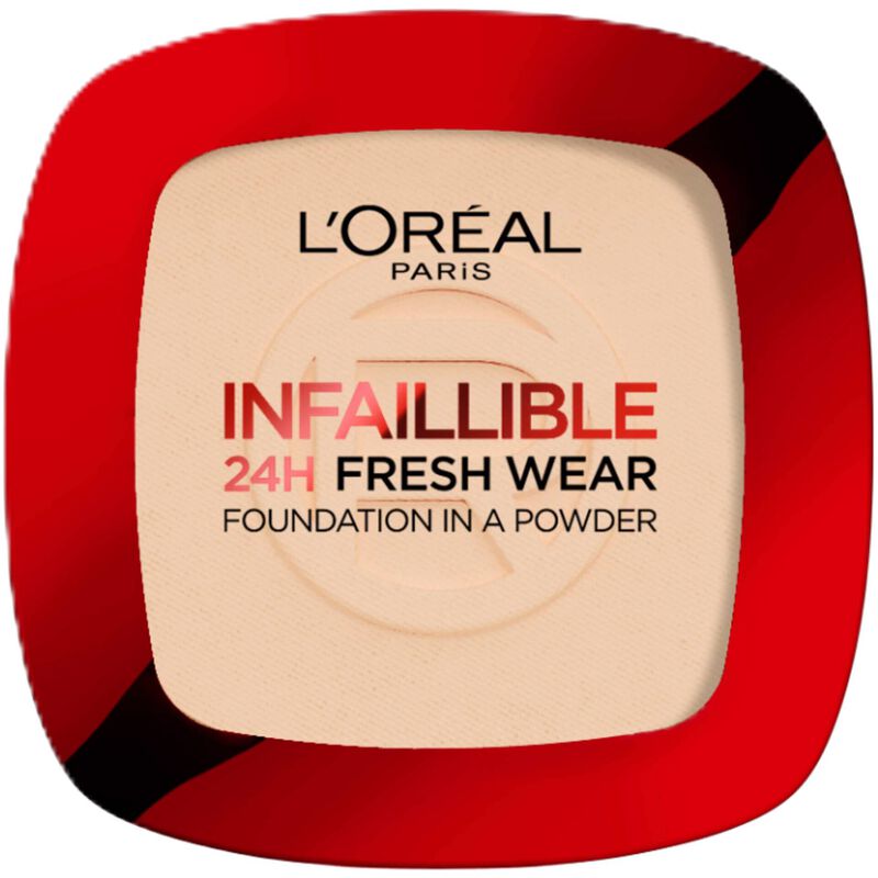 Base em Pó 2 em 1 Infaillible 24h Fresh Wear 130 True Beige L'Oréal Paris