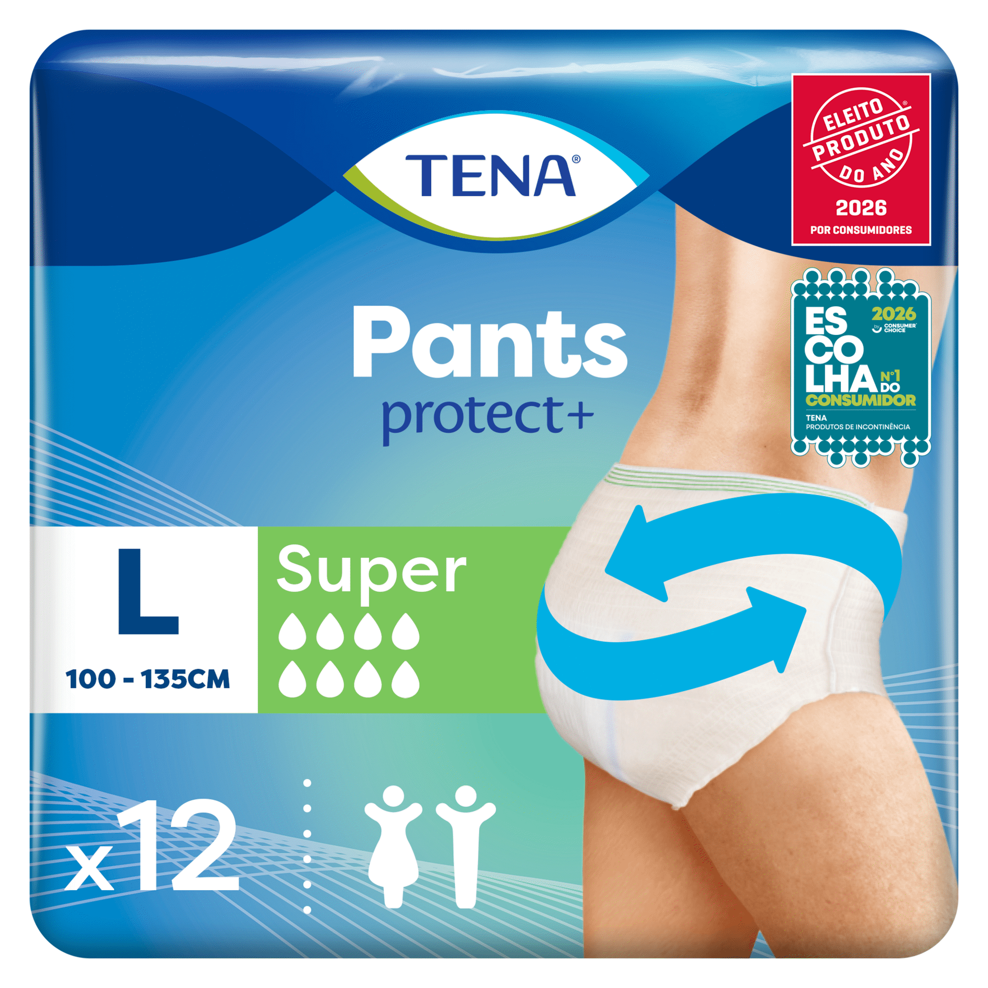 Cuecas Incontin&ecirc;ncia Pants Super L Tena