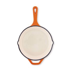 Frigideira Ferro Fundido 20cm Laranja Kasa