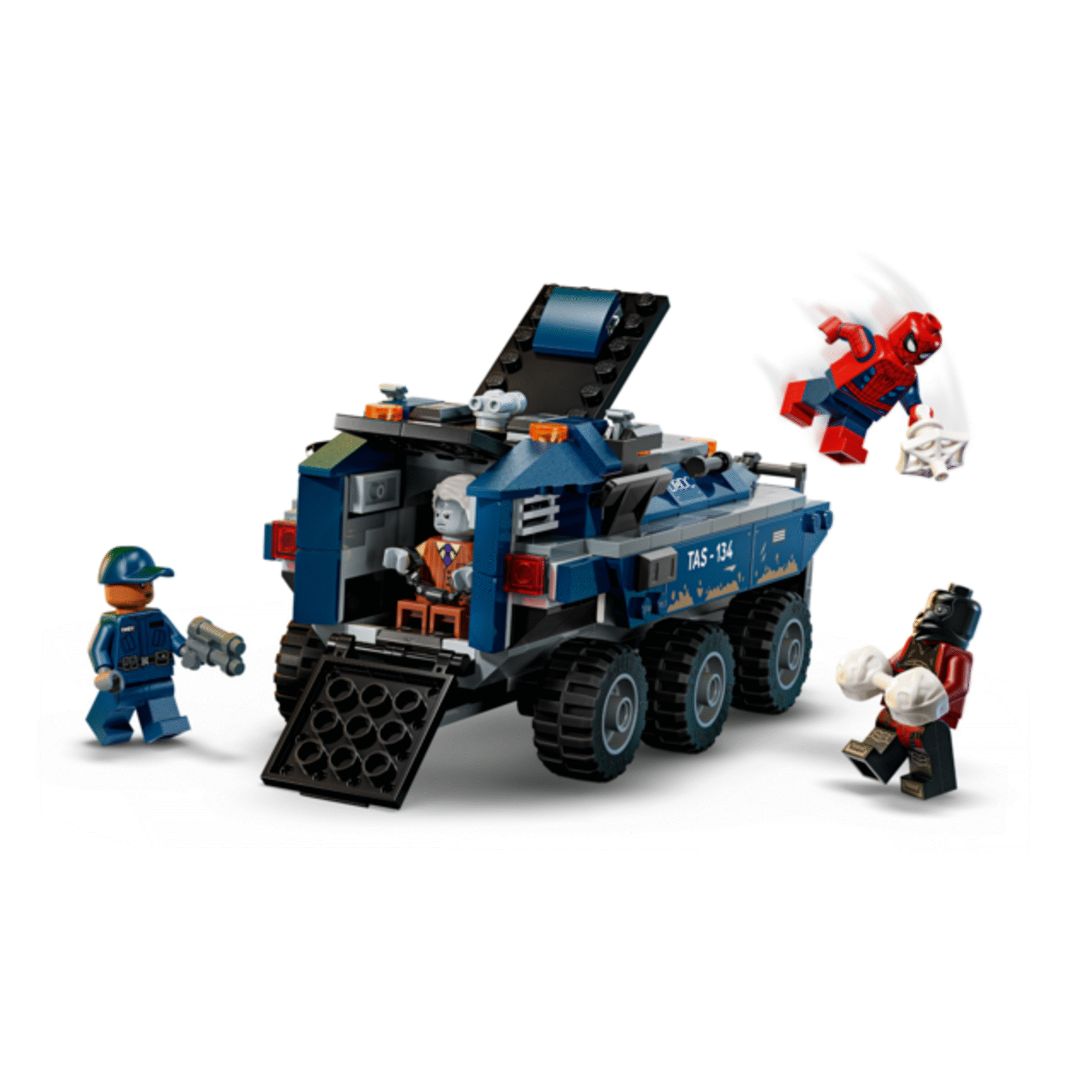 LEGO Marvel - Persegui&ccedil;&atilde;o do Transporte de Prisioneiros do Spider-Man - 76349