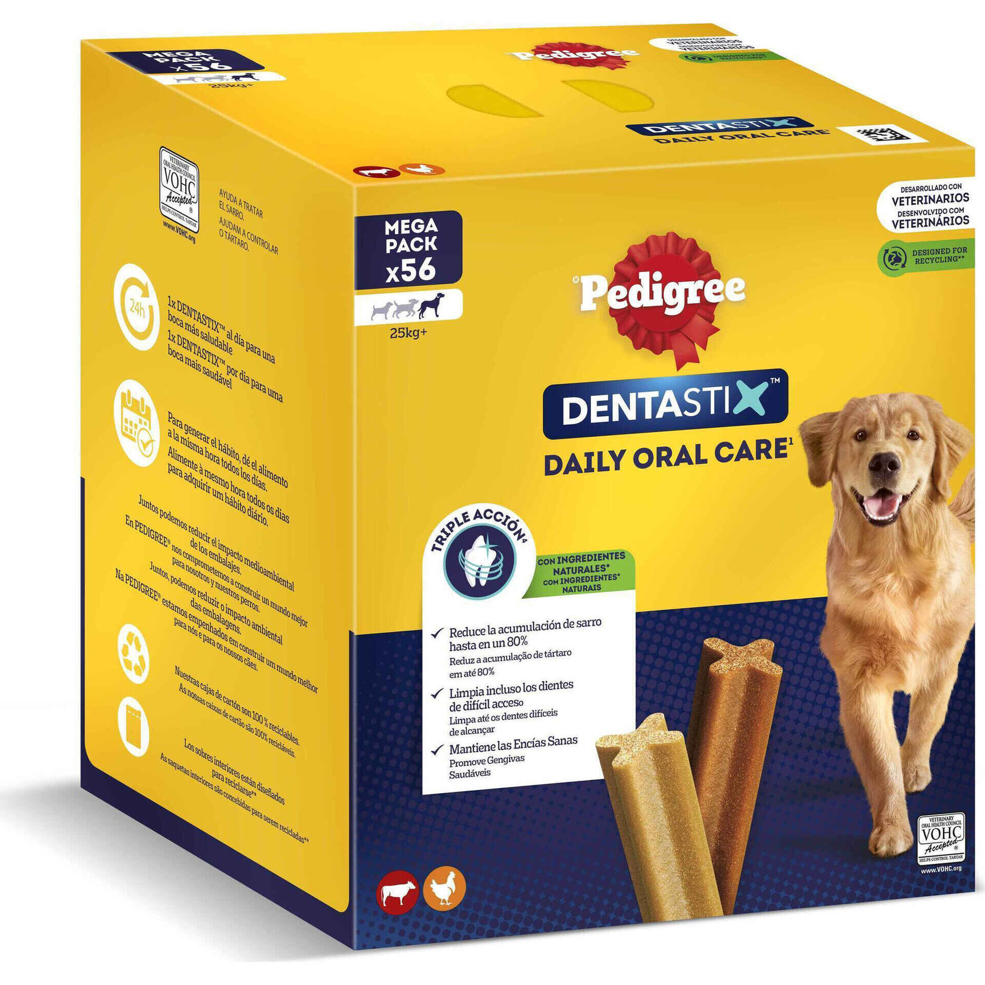 Snack para C&atilde;o Adulto Maxi Dentastix Pedigree