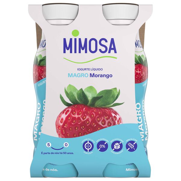 Iogurte Líquido Magro Morango Mimosa