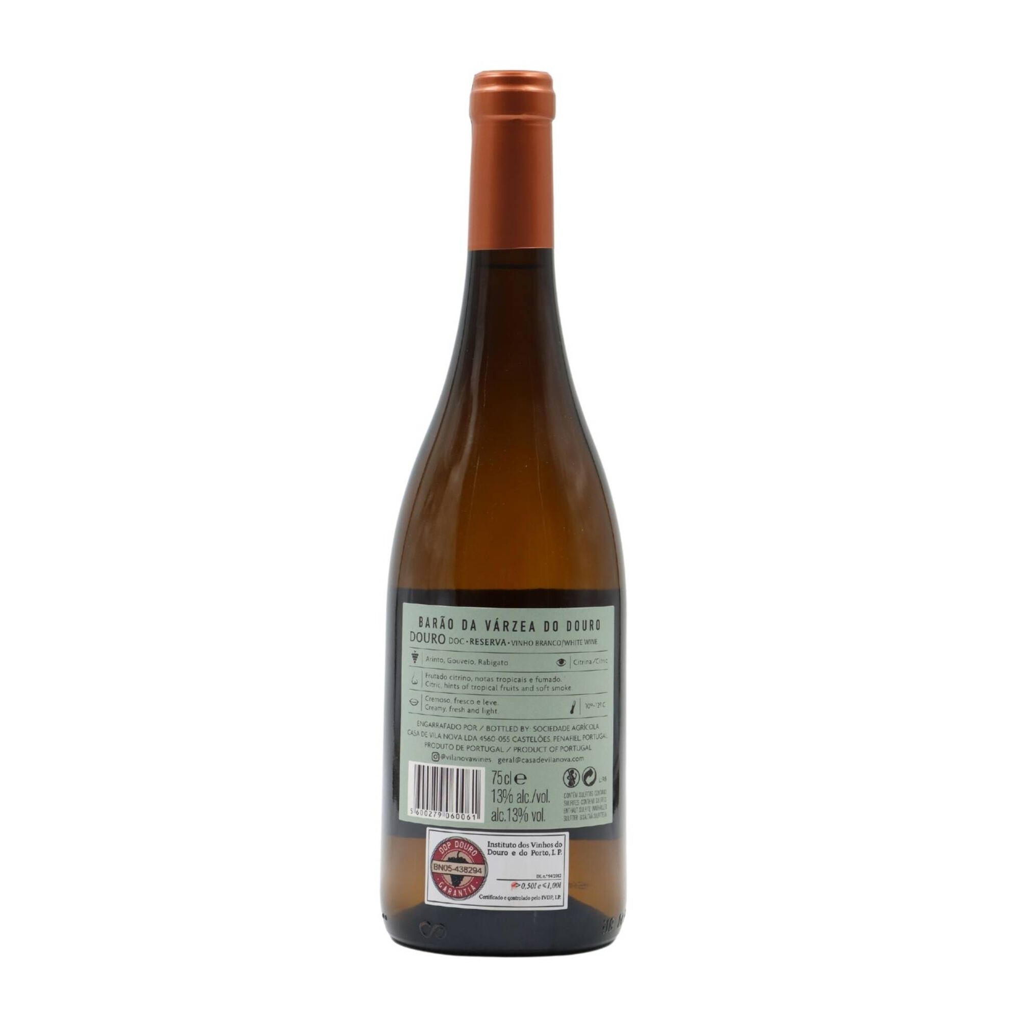 Bar&atilde;o Da V&aacute;rzea Do Douro Reserva Douro Vinho Branco