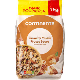 Muesli Crunchy Frutos Secos Pack Poupança Muesli Crunchy Frutos Secos Pack Poupança