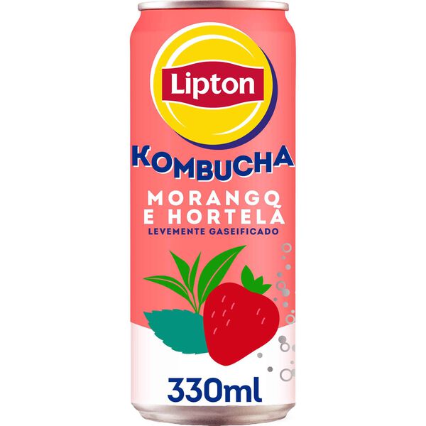 Bebida Kombucha Morango Lipton