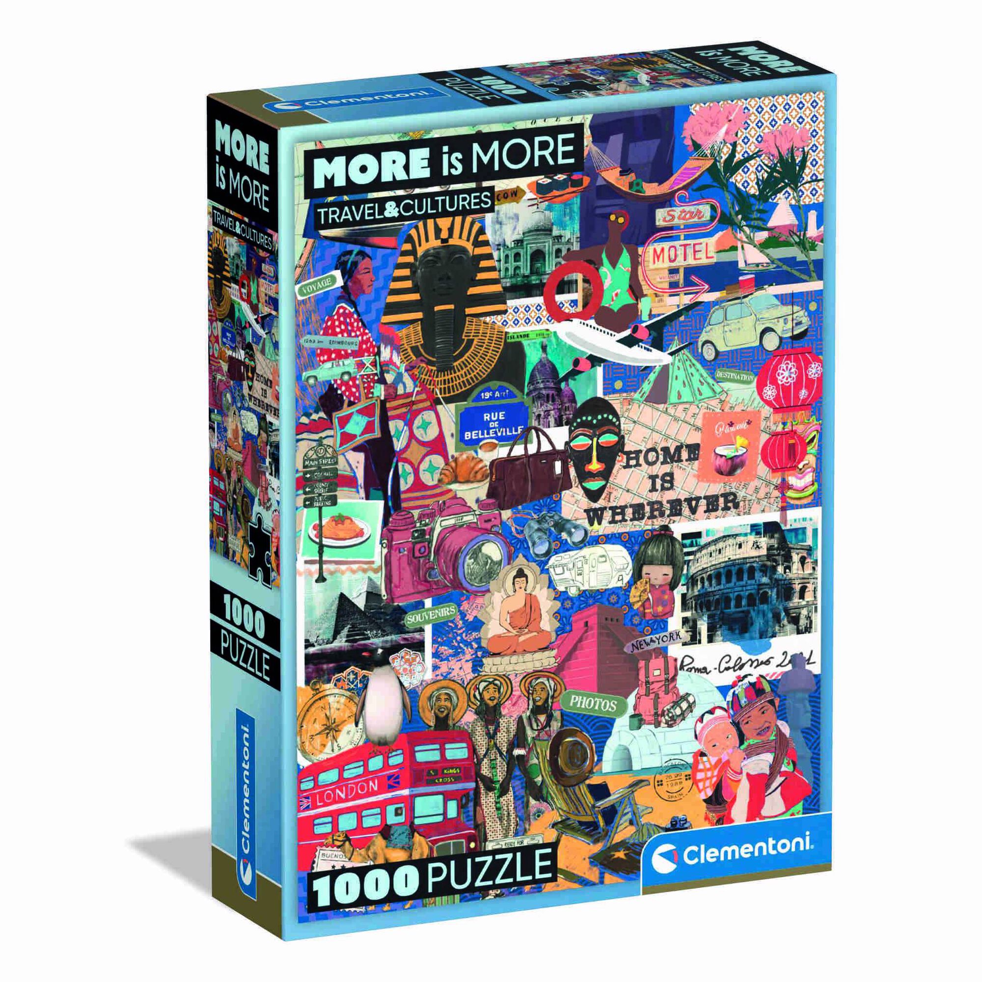 Puzzle More Is More Travel & Cult 1000 Peças