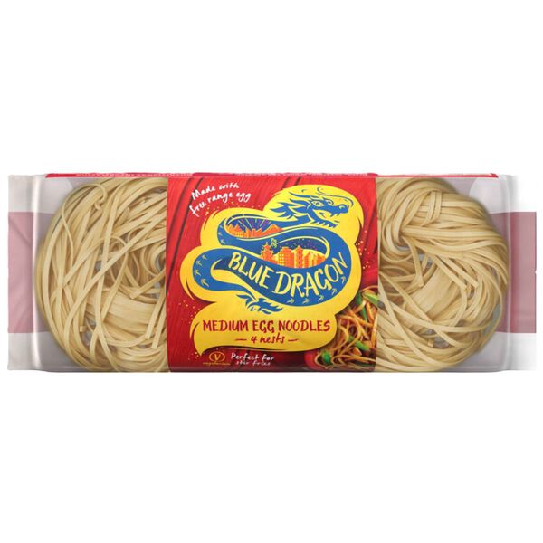 Massa Noodles de Ovo Blue Dragon
