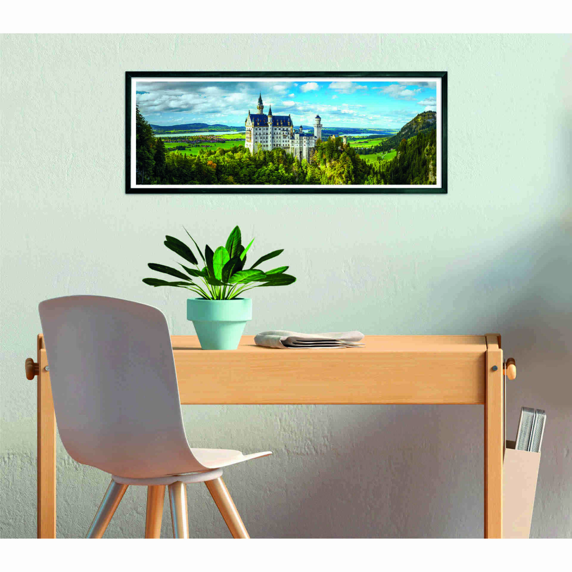 Puzzle Panorama The Neuschwanstein 1000 Peças