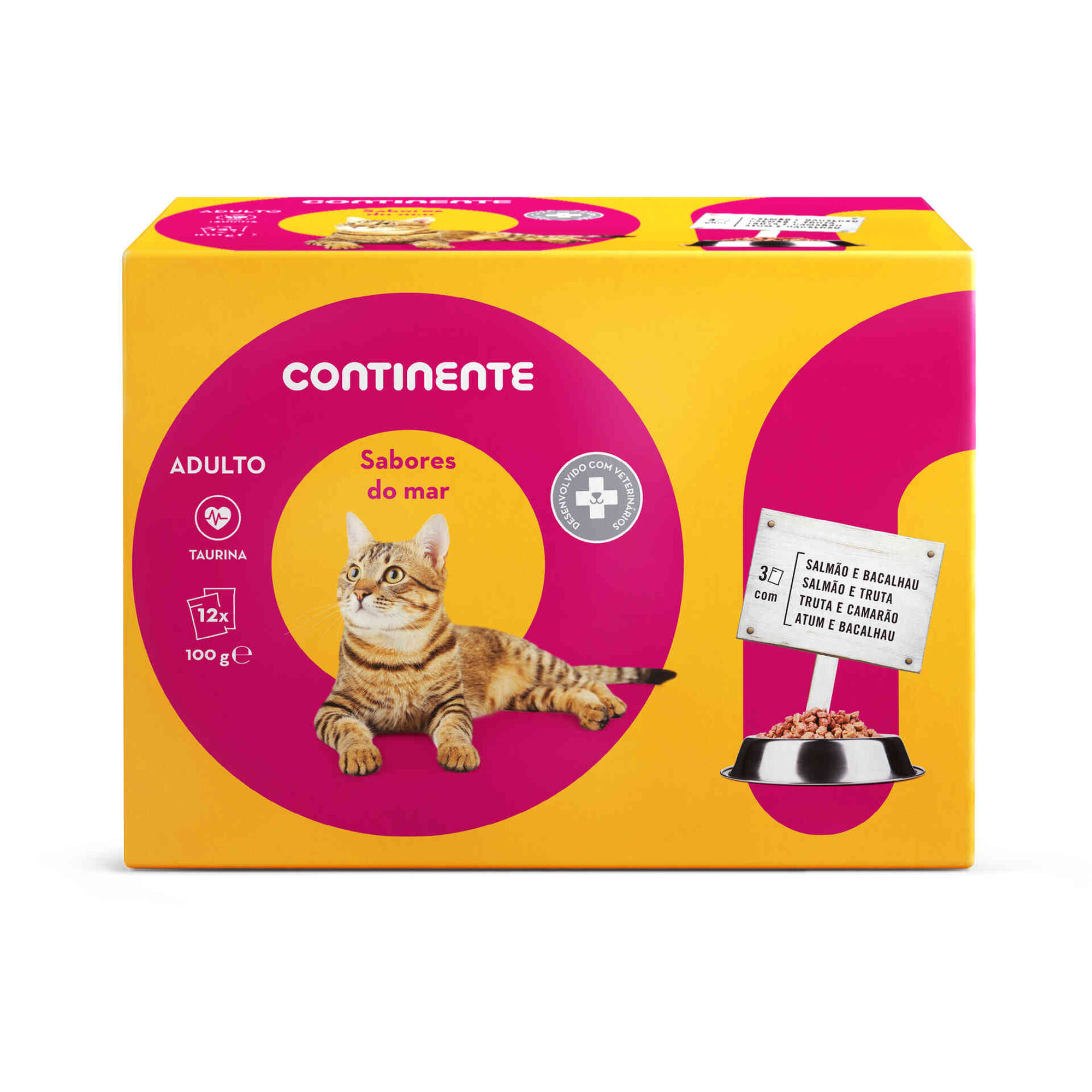 Comida Húmida para Gato Sabores Mar Saquetas Pack Poupança