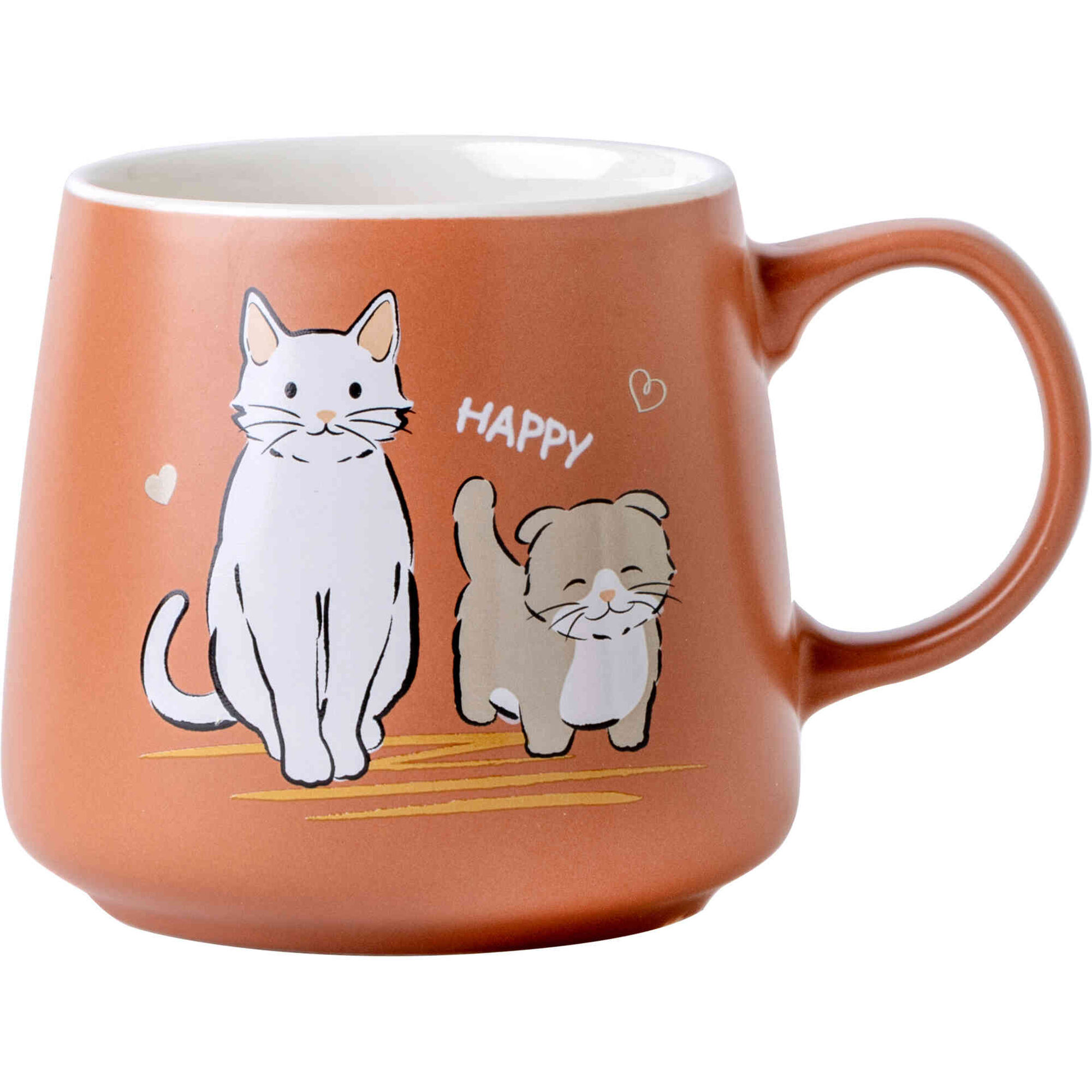 Caneca 400ml Gatos Happy Kasa