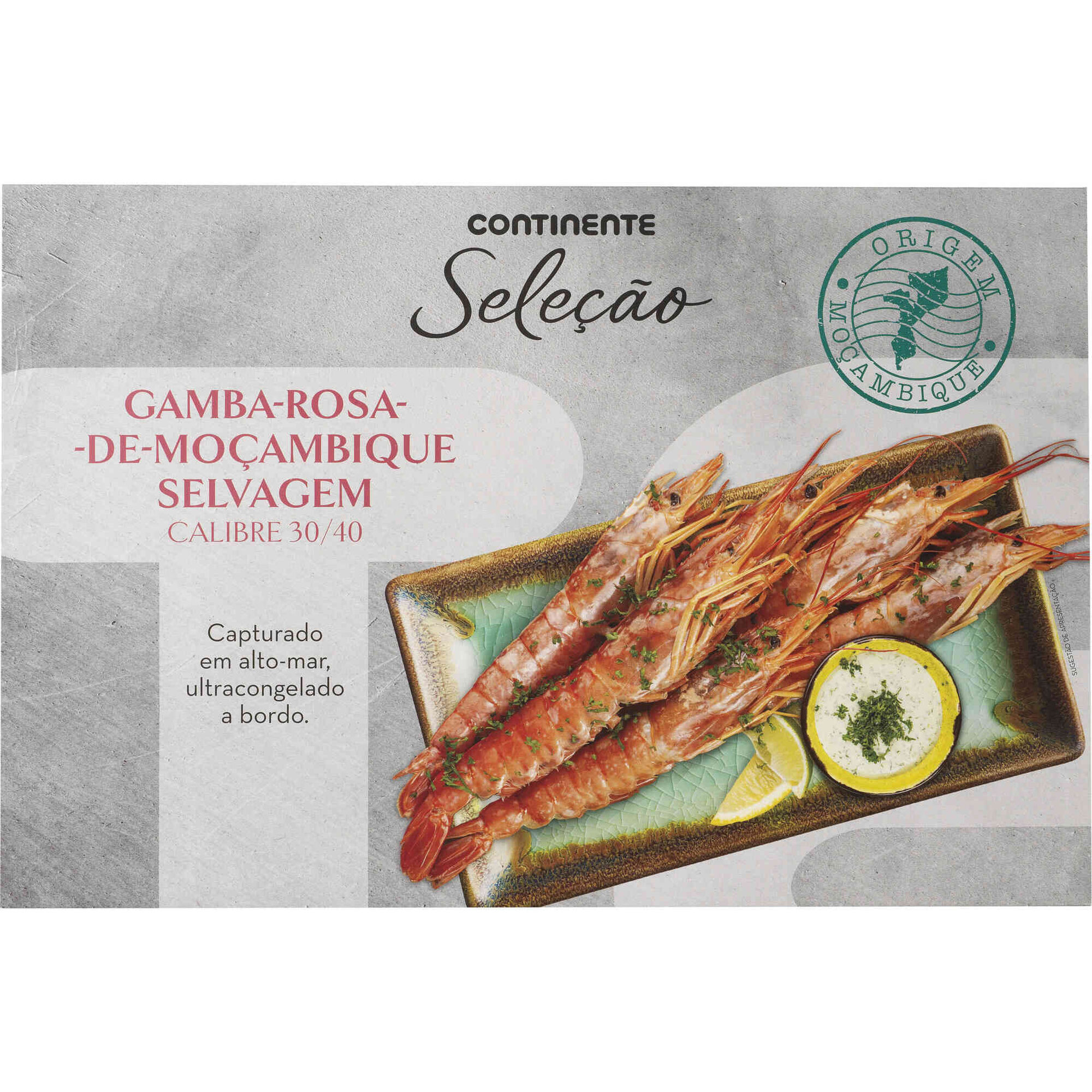 Gamba Rosa de Moçambique Ultracongelada