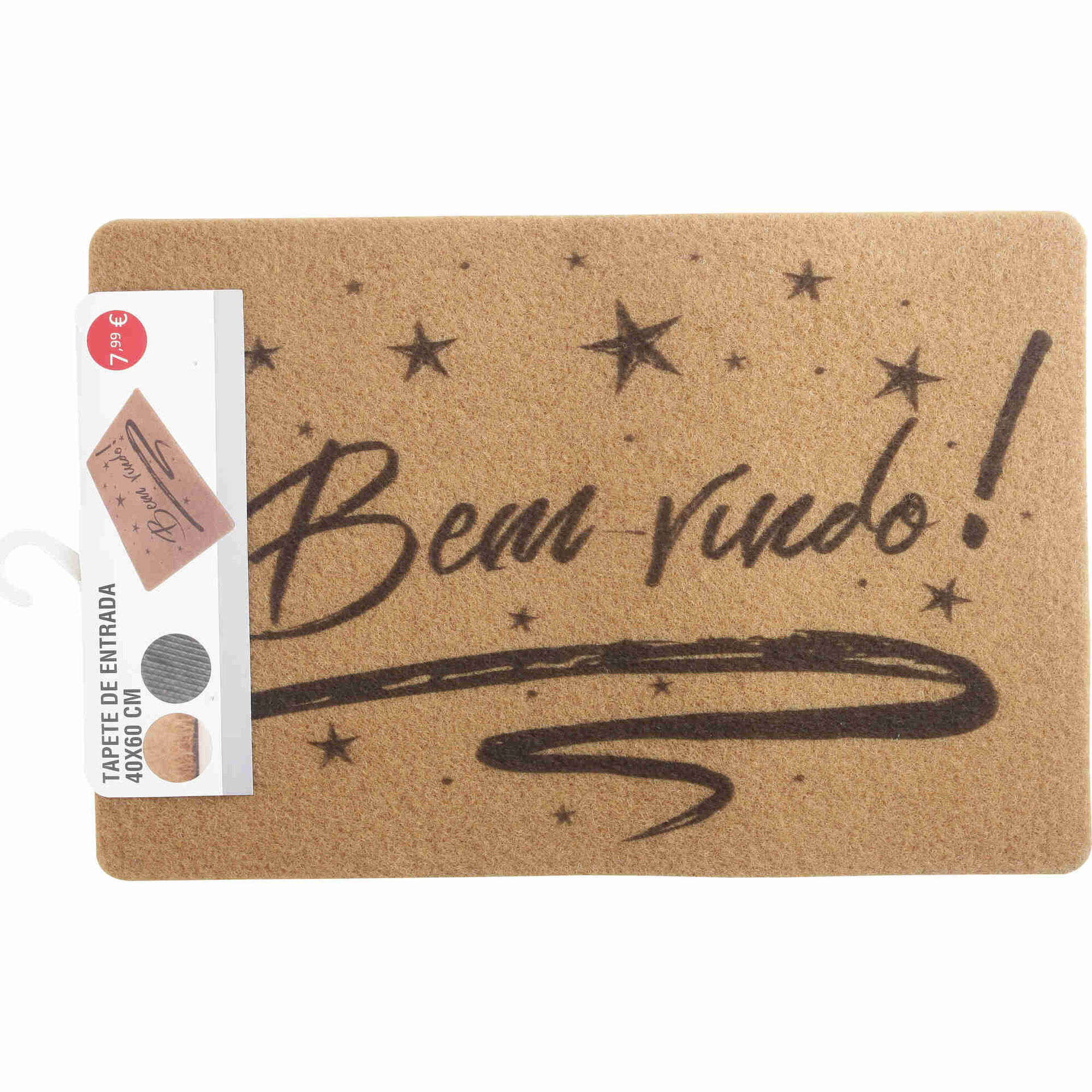 Capacho Bem-vindo 40x60cm Bazar&atilde;o