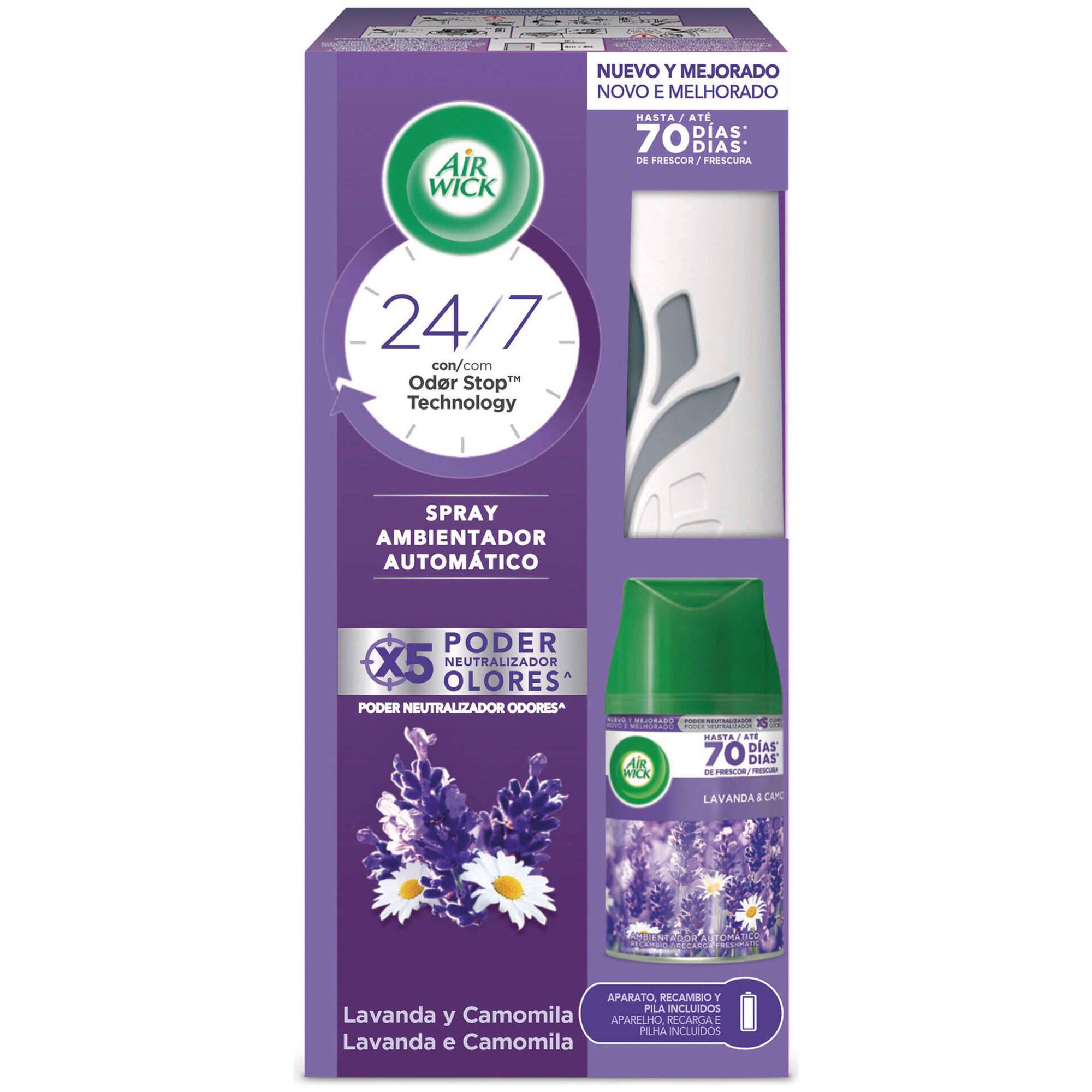 Ambientador Difusor Freshmatic Lavanda