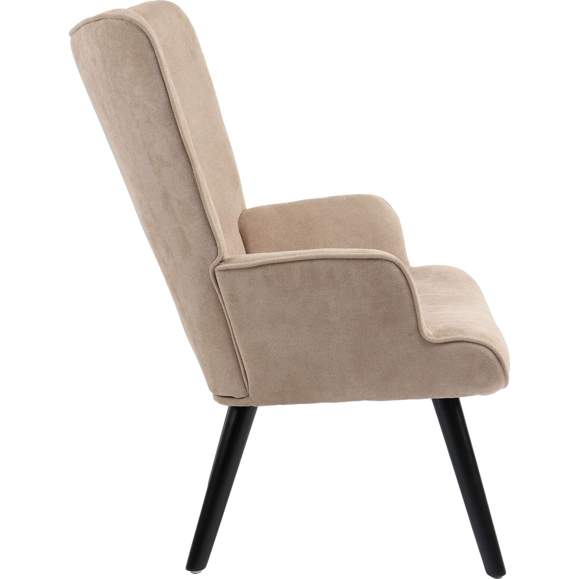 Poltrona Úrsula 74x66x96cm Cinza Claro