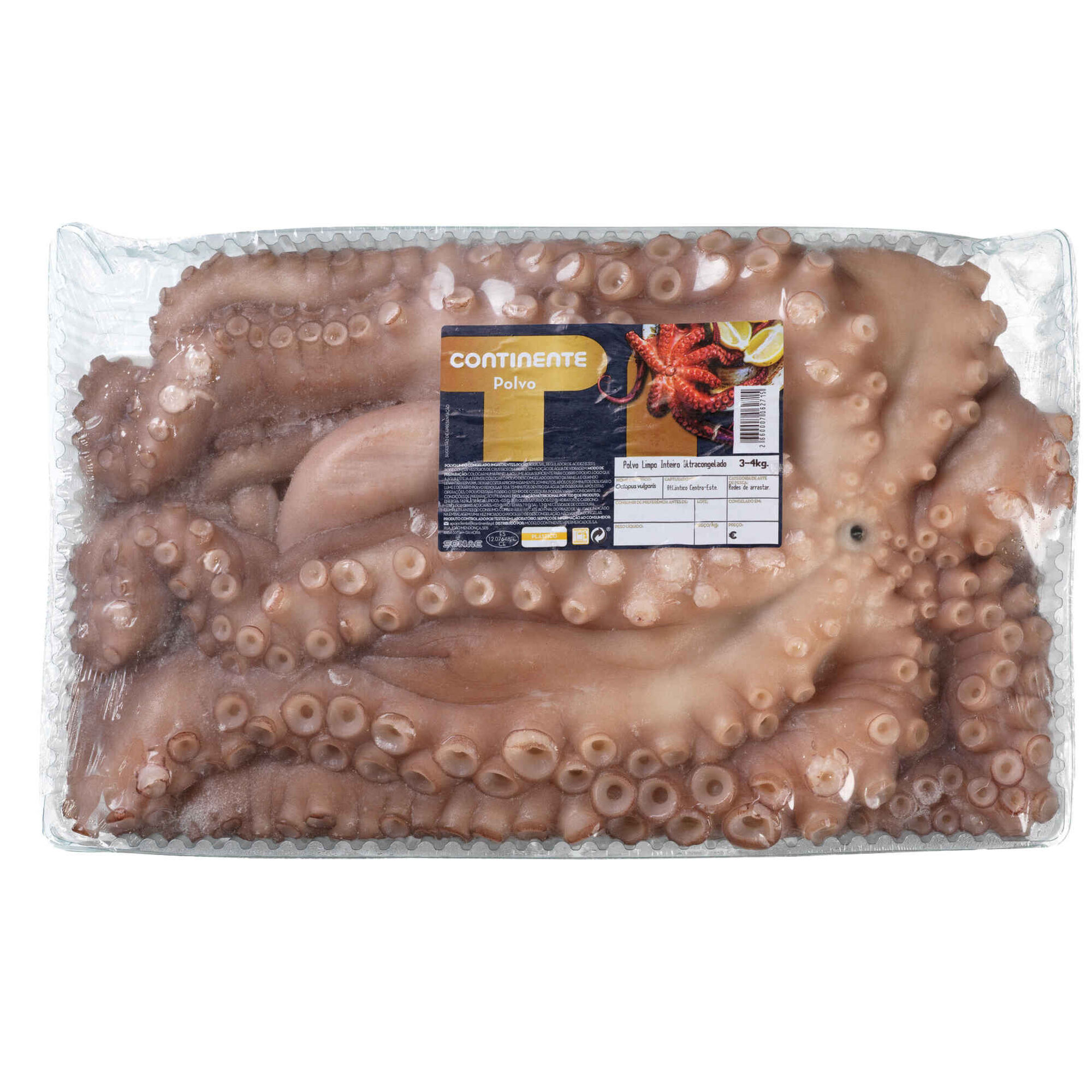Polvo Congelado (3 a 4 kg)