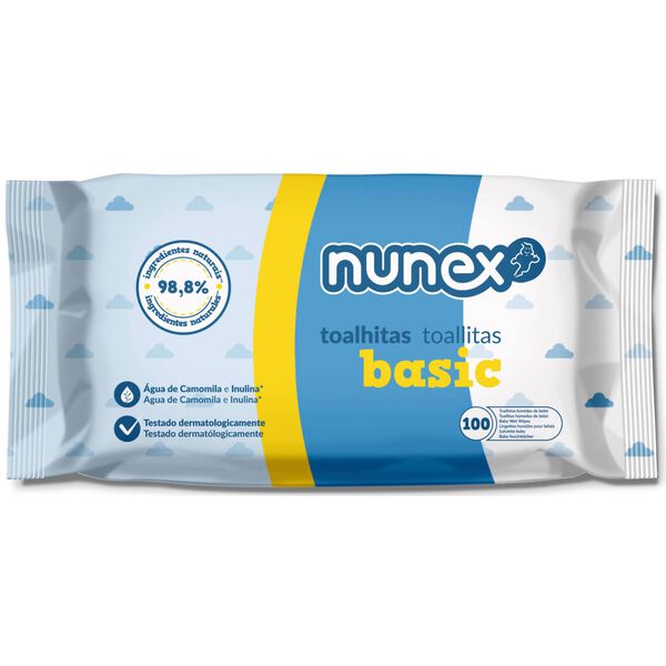 Toalhitas Bebé Basic Nunex