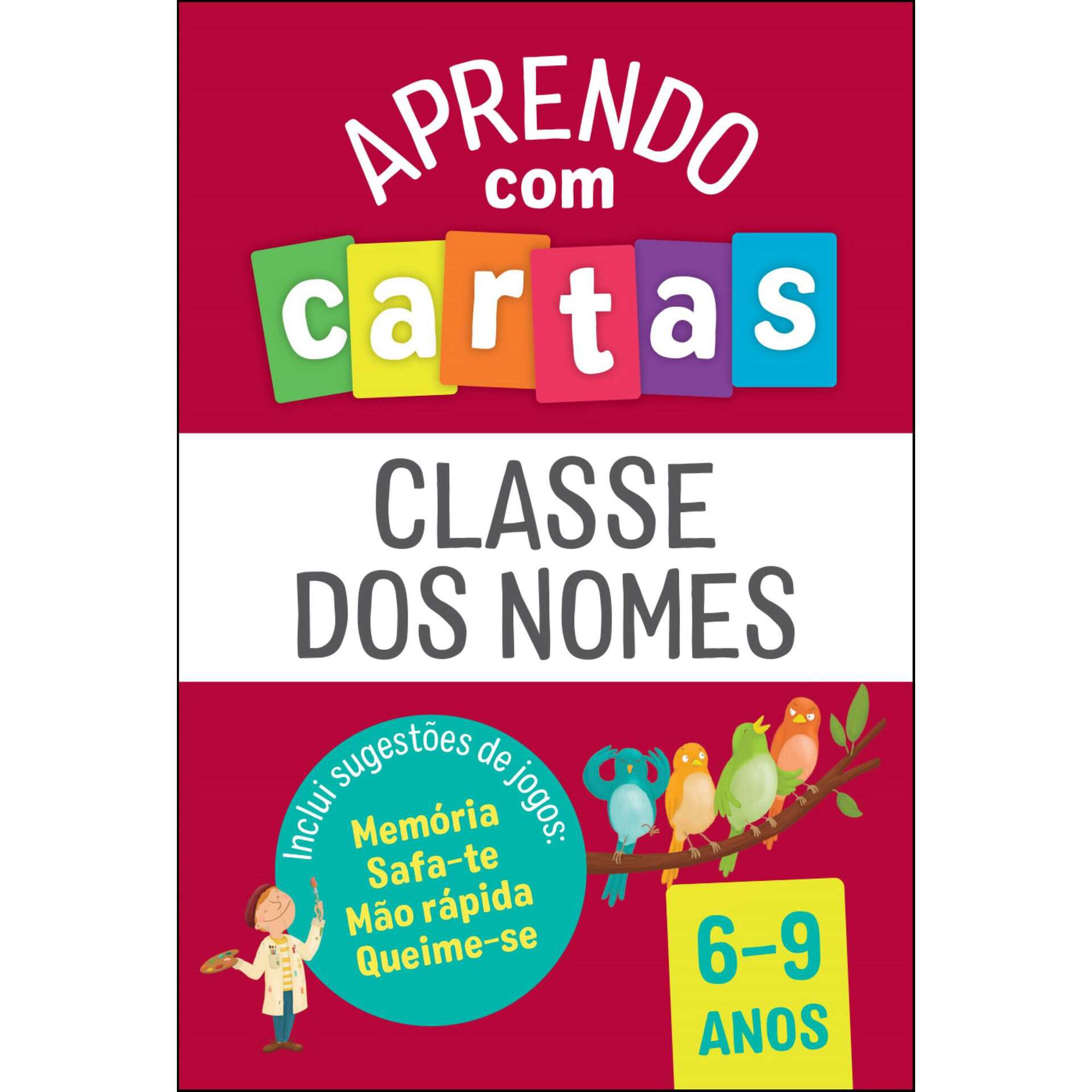 Aprendo com Cartas - Classe dos Nomes 6-9 Anos