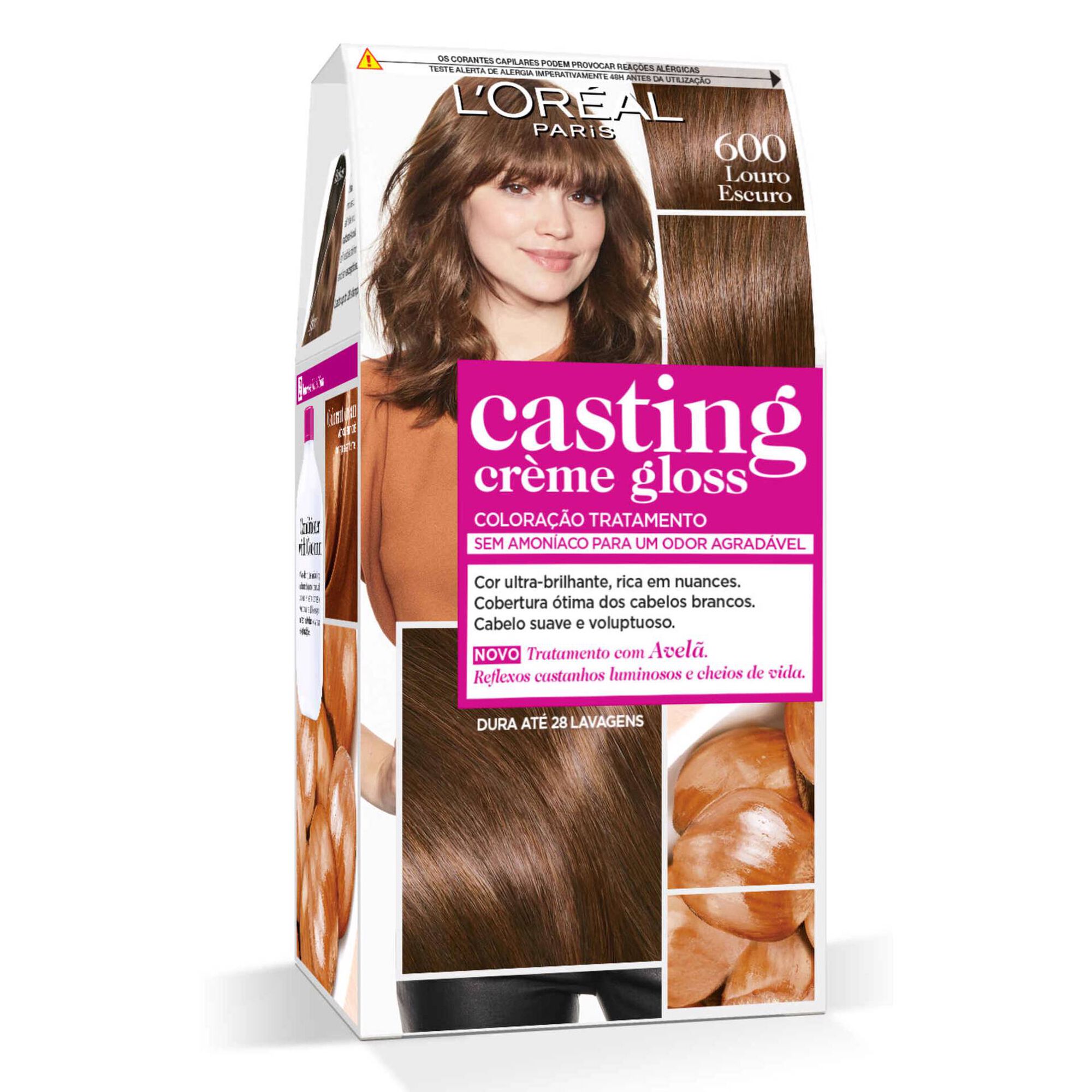 Coloração Tom sobre Tom Casting Creme Gloss Louro Escuro 600