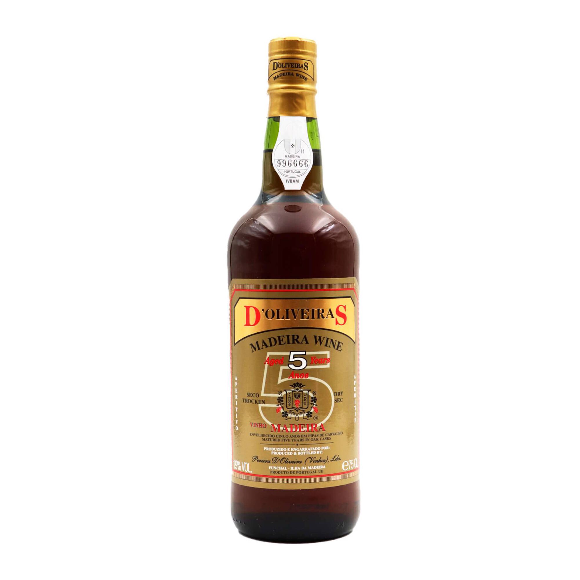 D'Oliveiras Seco 5 Anos Vinho da Madeira