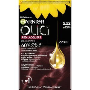 Coloração Permanente Glassy Merlot 5.52 Garnier Olia