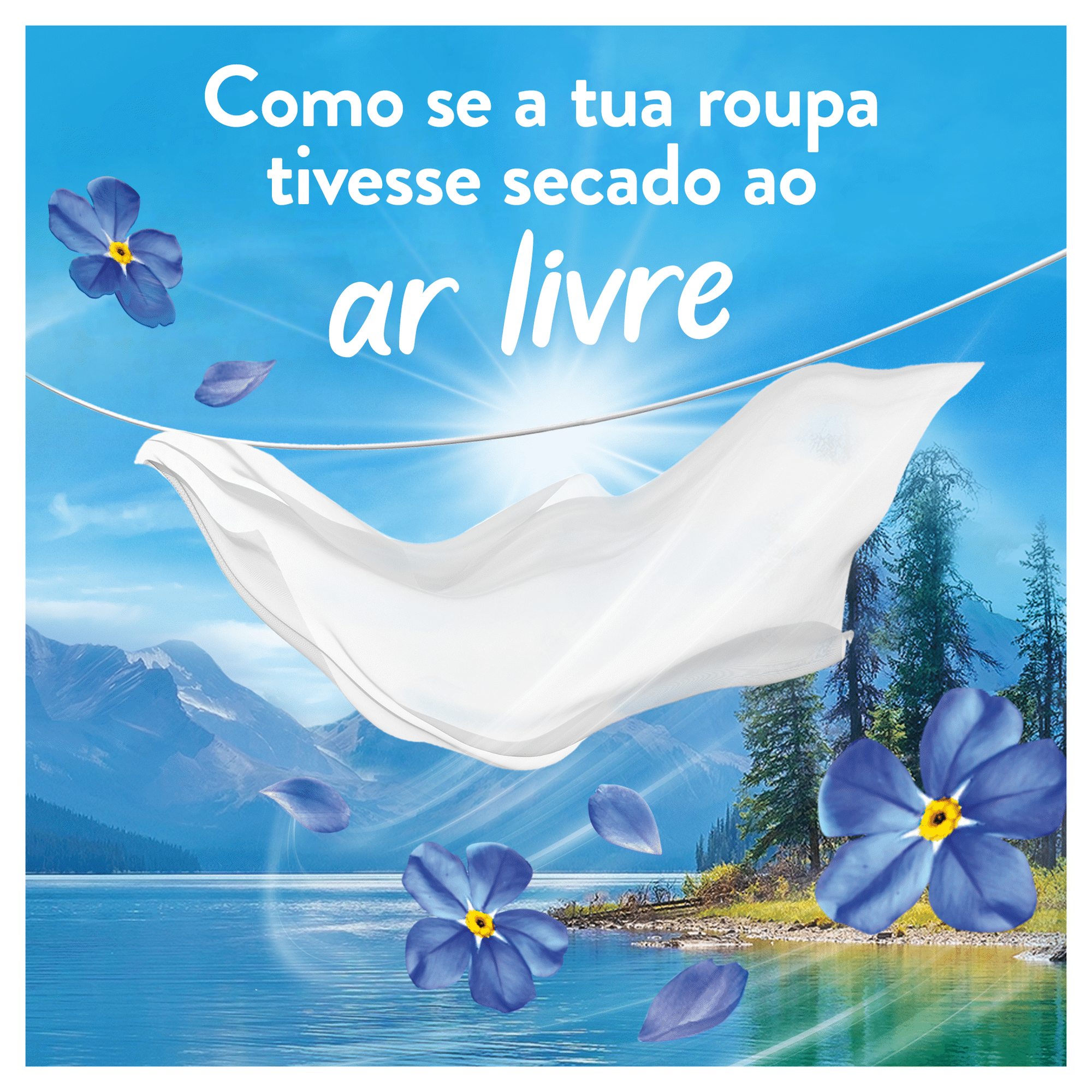 Amaciador Roupa Concentrado Frescura Alpina Lenor