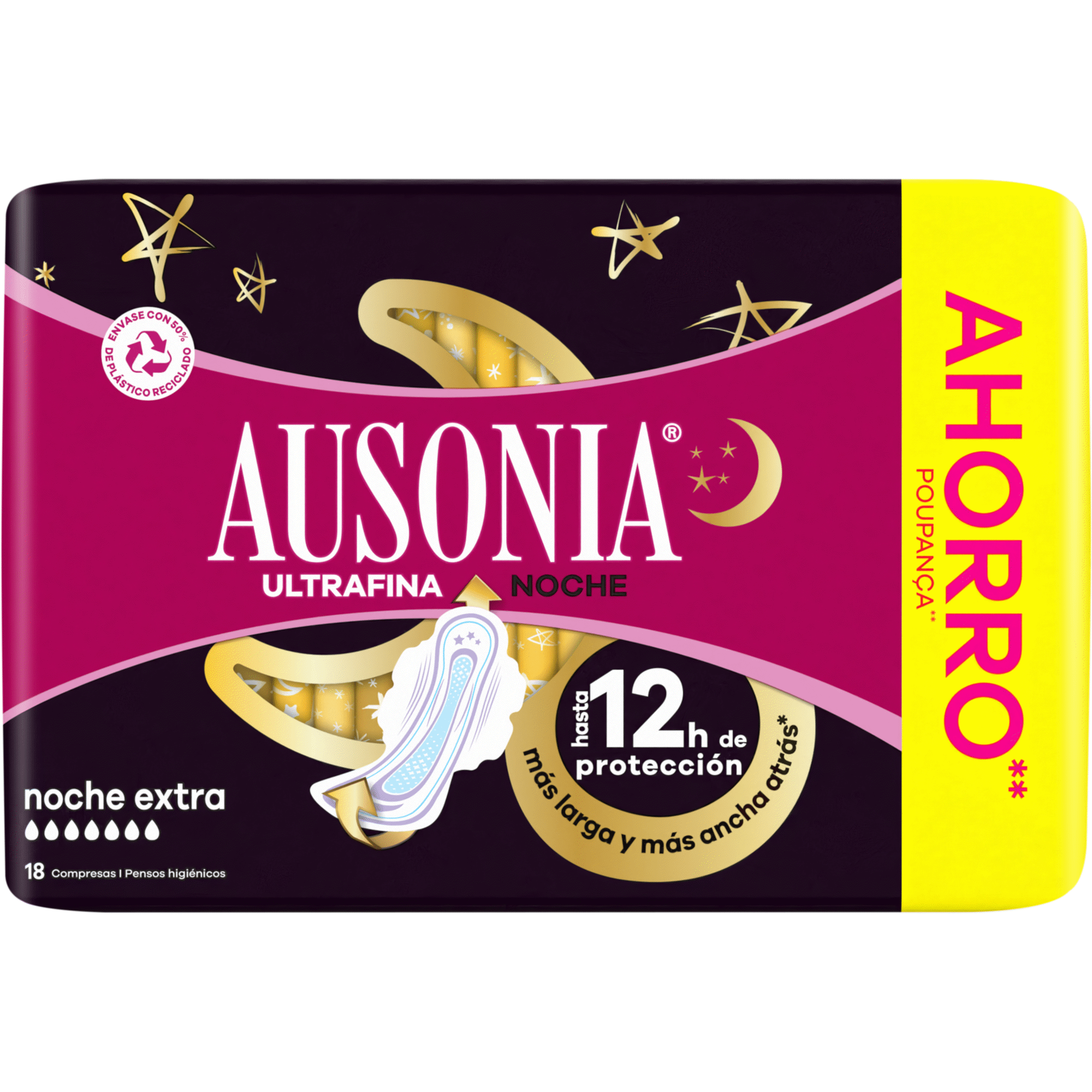 Pensos Higiénicos Ultrafina Noite Extra com Abas