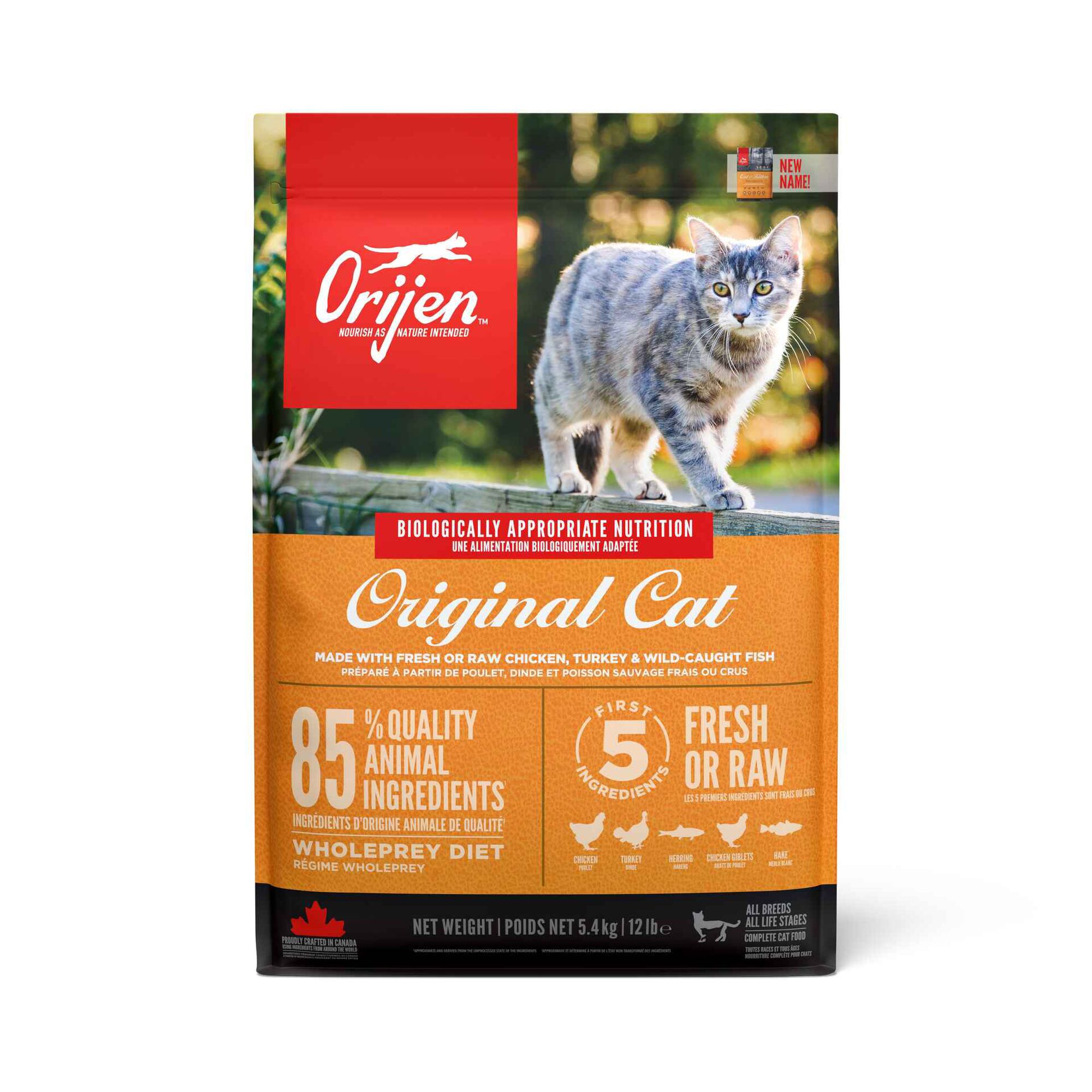 Ra&ccedil;&atilde;o para Gato Adulto Original Orijen