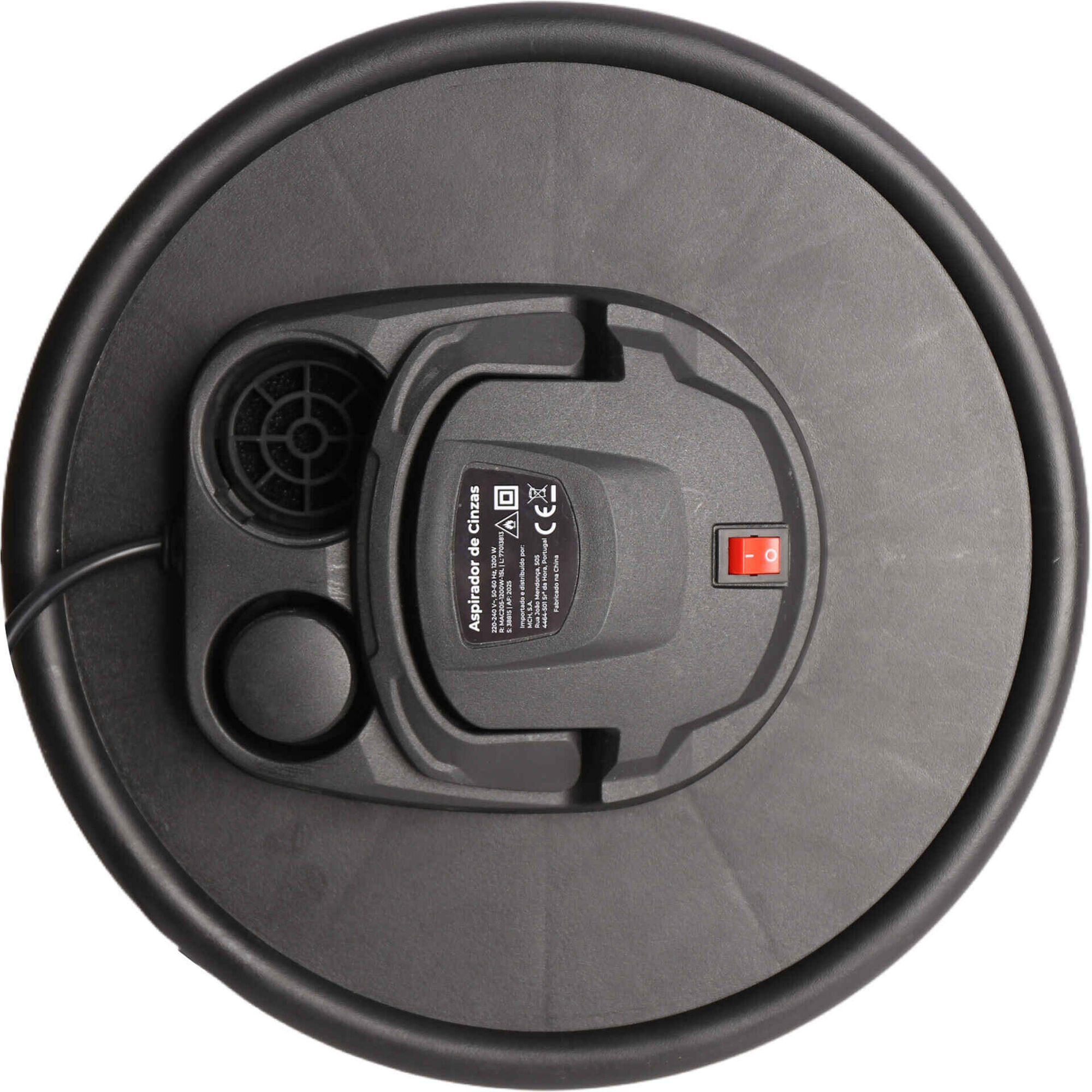 Aspirador Cinzas 1200W 15L com Rodas