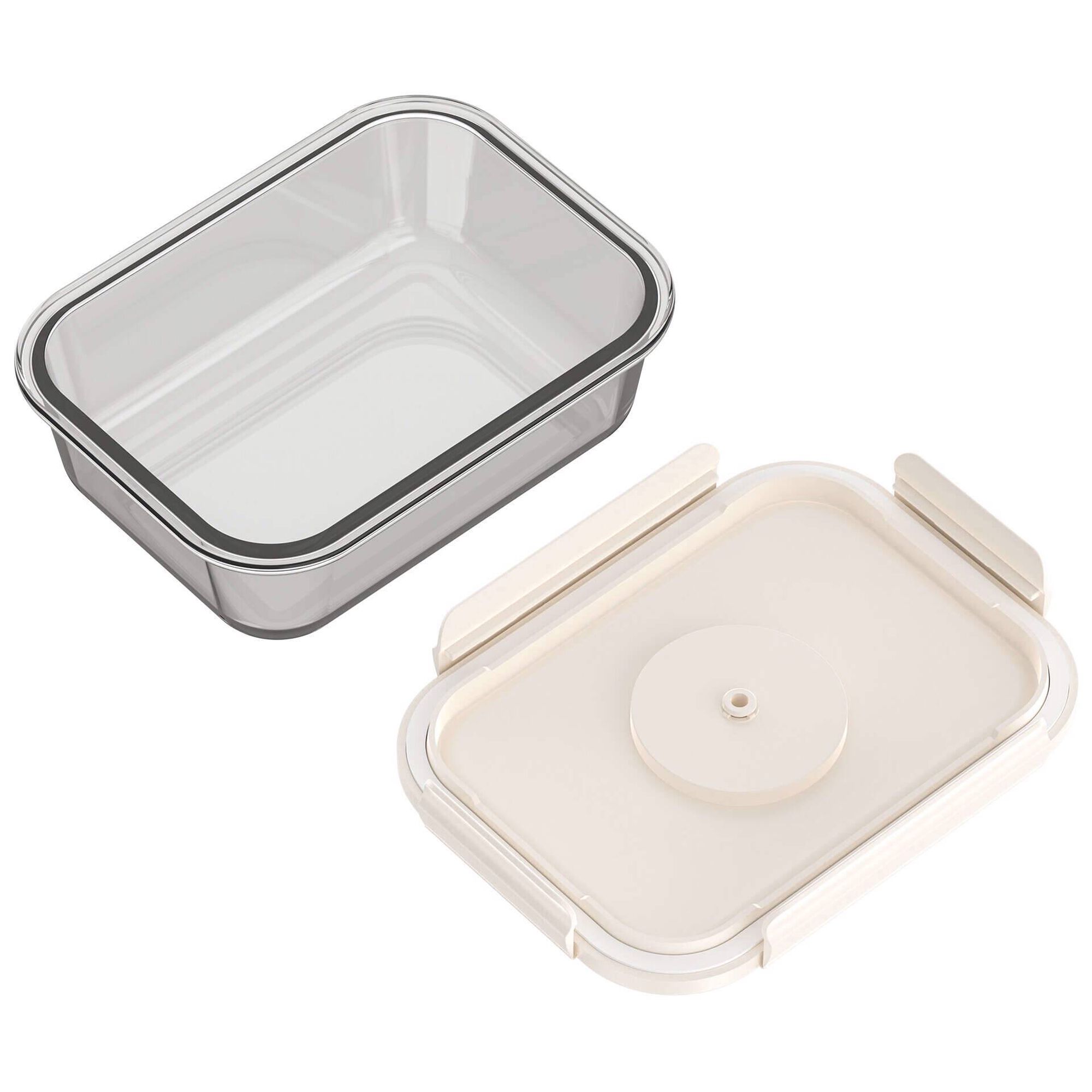 Caixa Vidro 1480ml com Vácuo Caixa Vidro 1480ml com Vácuo