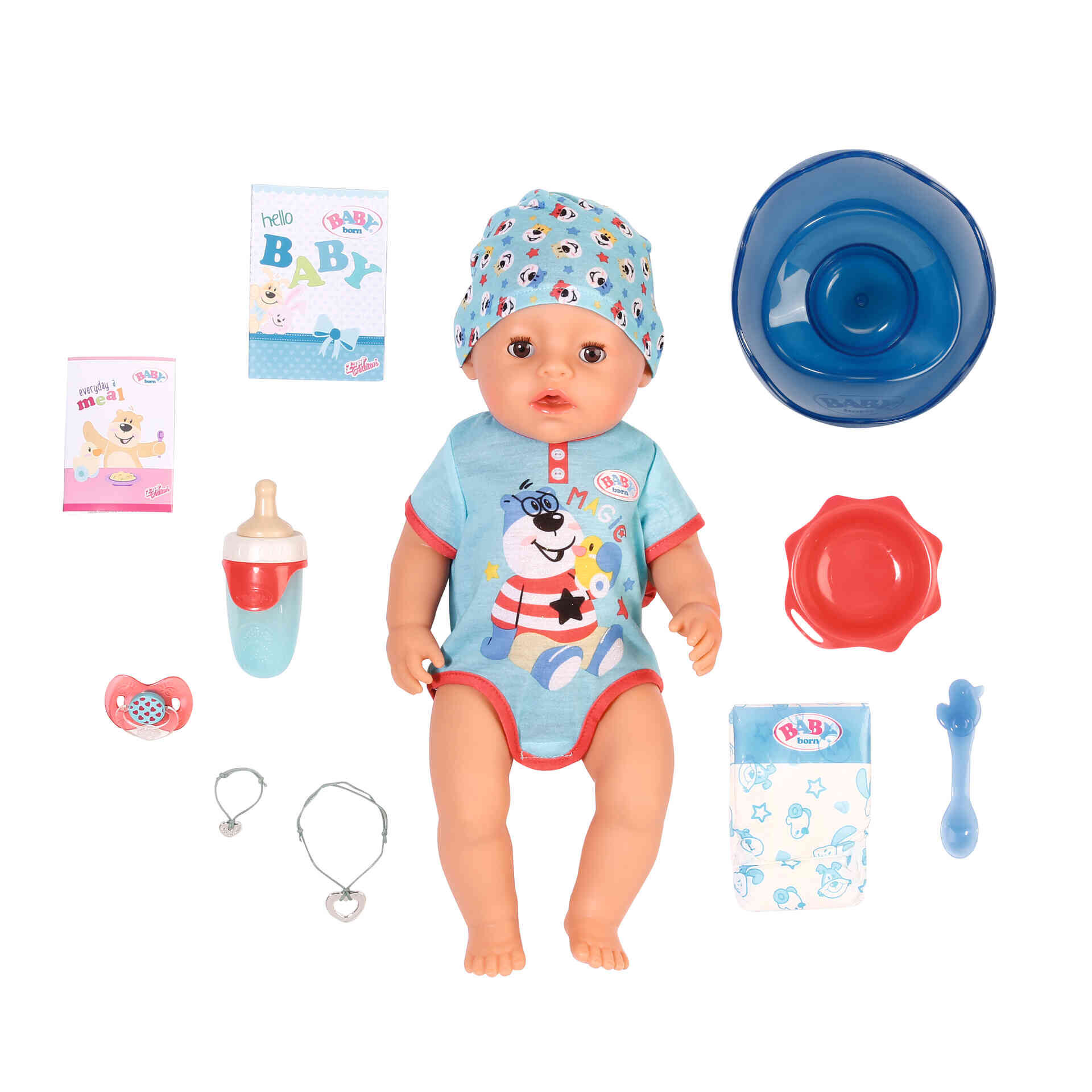 Menino Roupa Azul 43cm