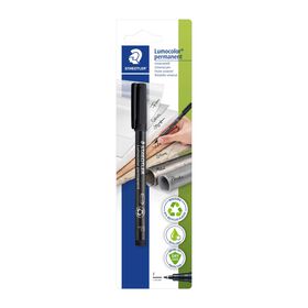 Marcador Permanente Fino de Tinta Preta Staedtler
