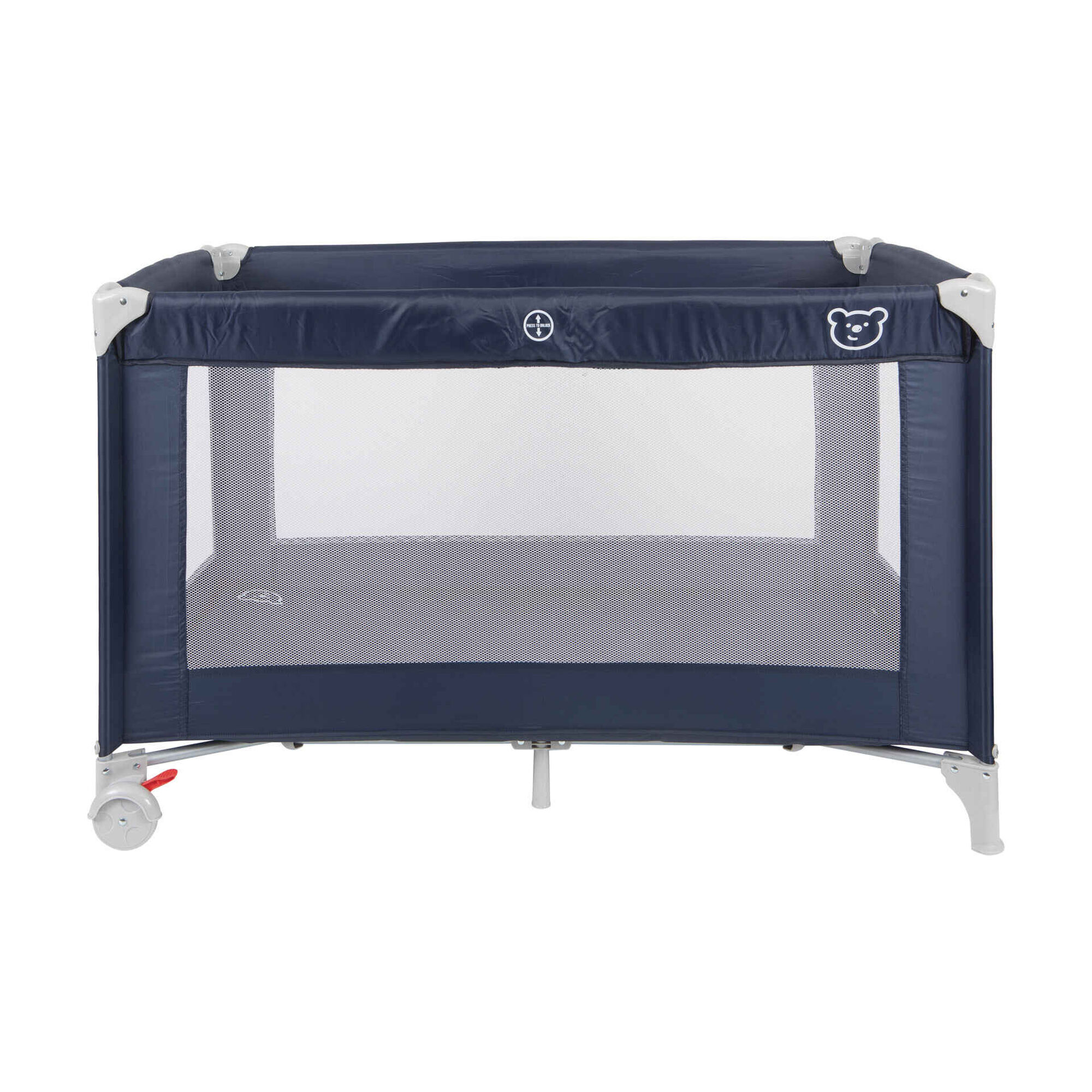 Cama de Viagem Azul Happy Bear