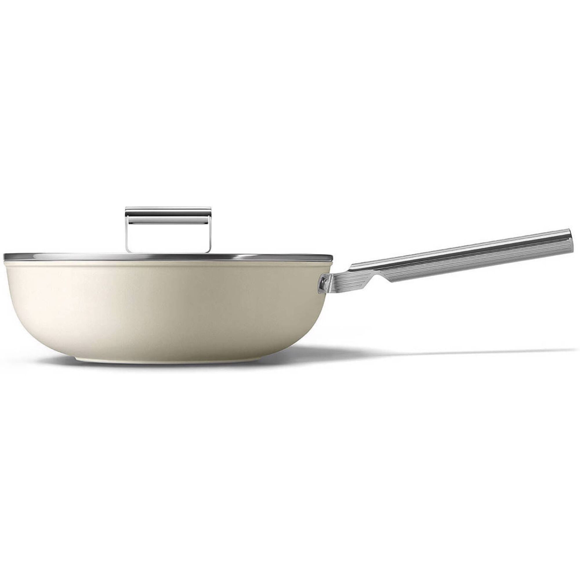 Wok Antiaderente Alum&iacute;nio 30cm Creme