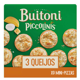 Mini Pizzas de Três Queijos Mini Pizzas de Três Queijos