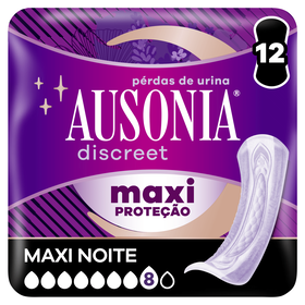 Pensos Incontin&ecirc;ncia Discreet Ultra Dia e Noite Ausonia Discreet