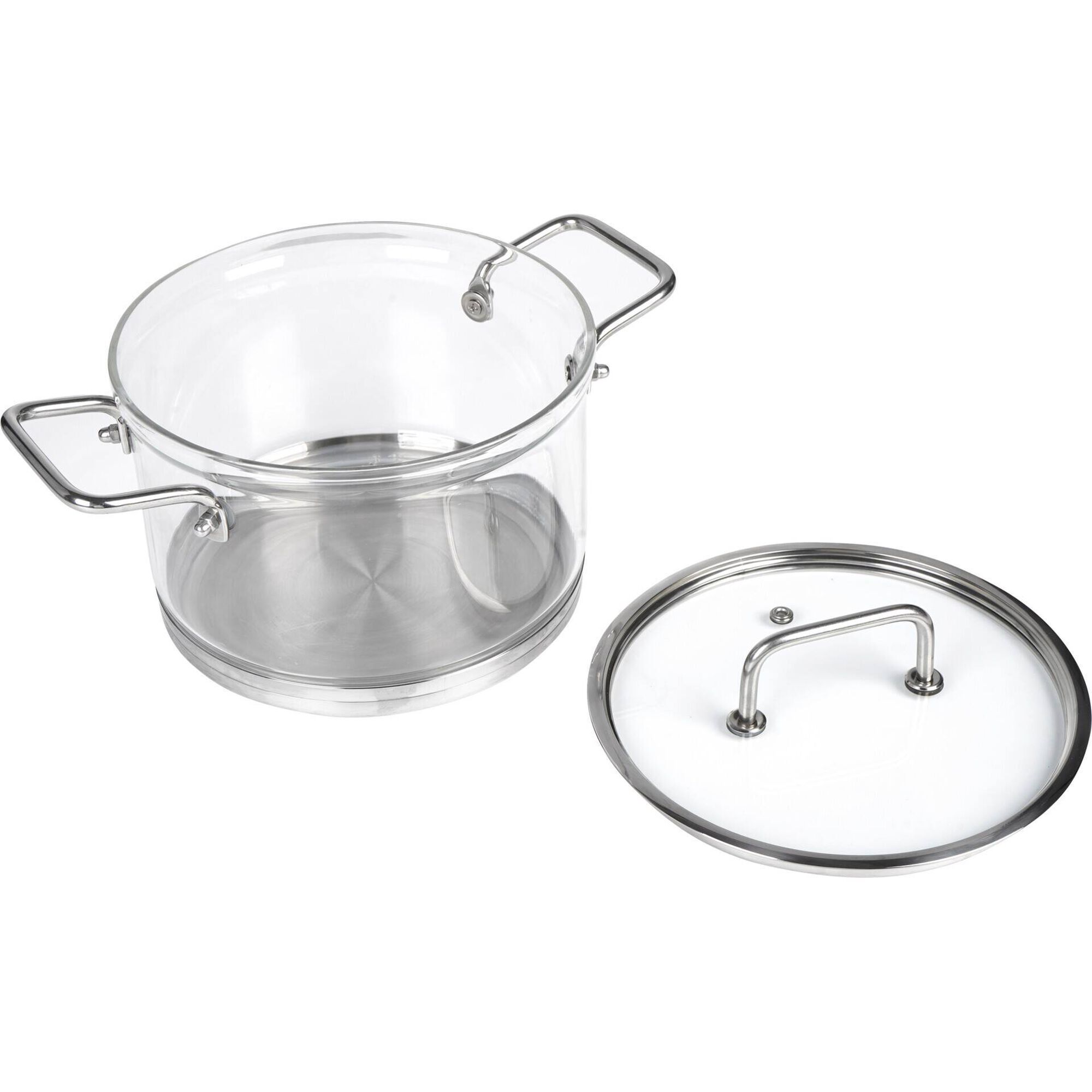 Ca&ccedil;arola Borossilicato Base Indu&ccedil;&atilde;o 2,5l Kasa