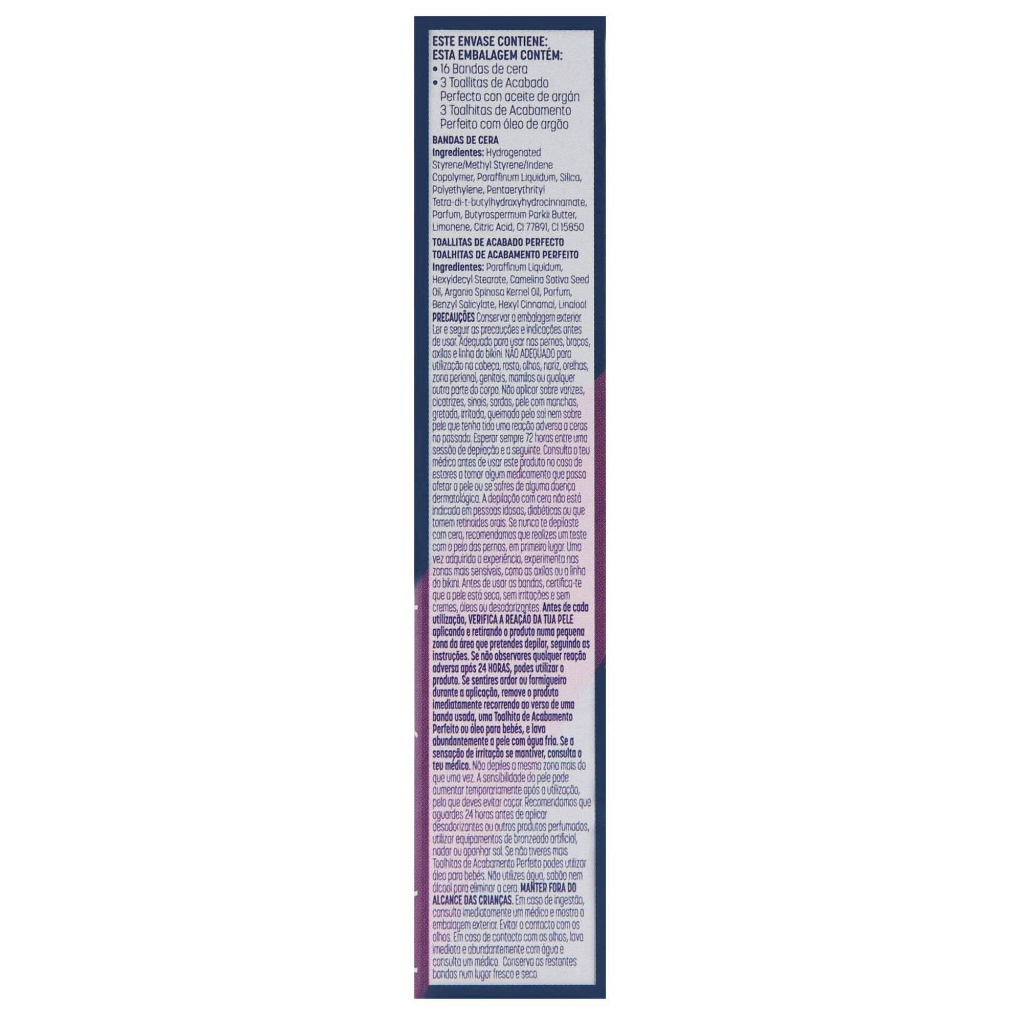 Bandas Depilatórias Cera Fria Expert Axilas