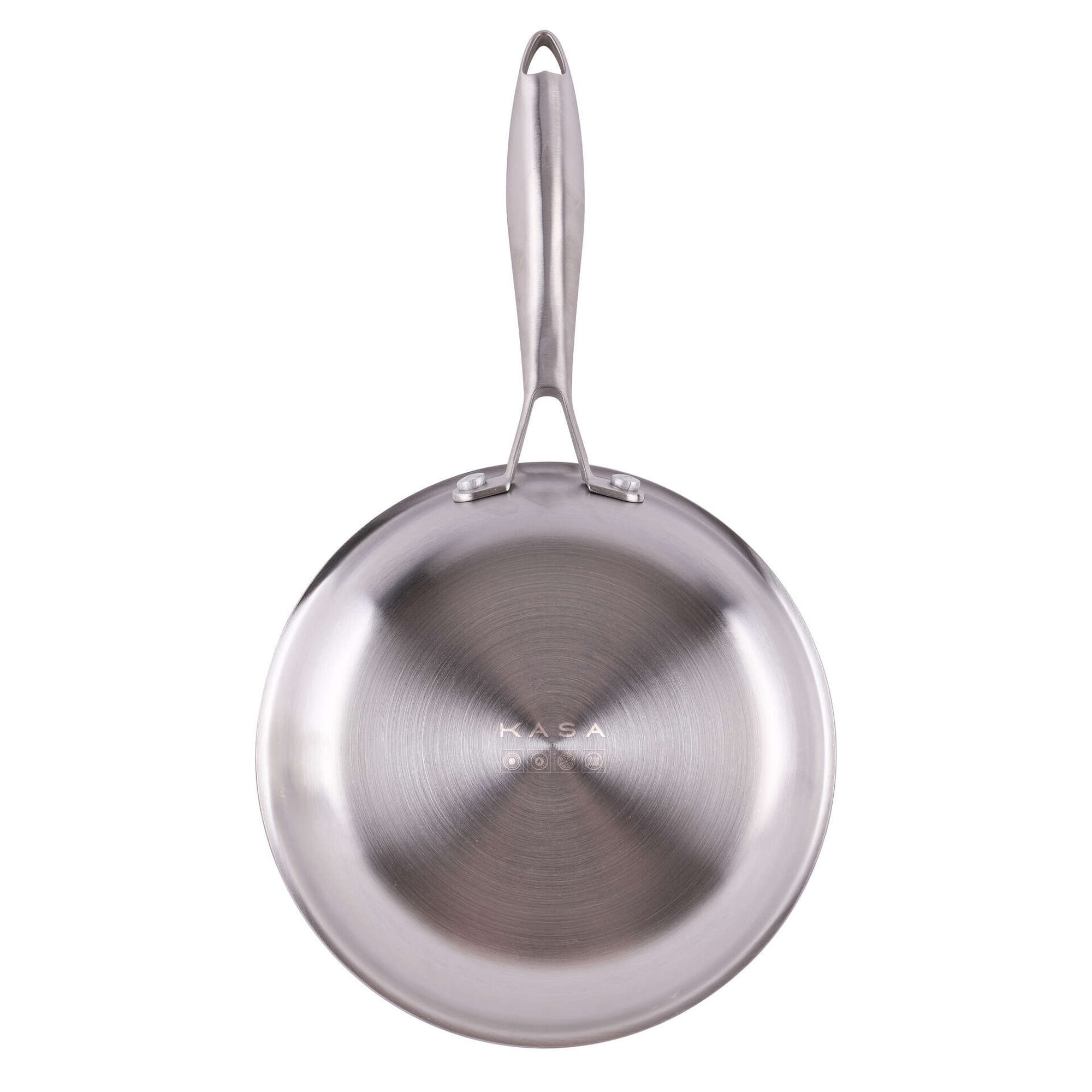 Conjunto 2 Frigideiras Antiaderentes A&ccedil;o Inoxid&aacute;vel 20 e 24cm Multilayer Kasa