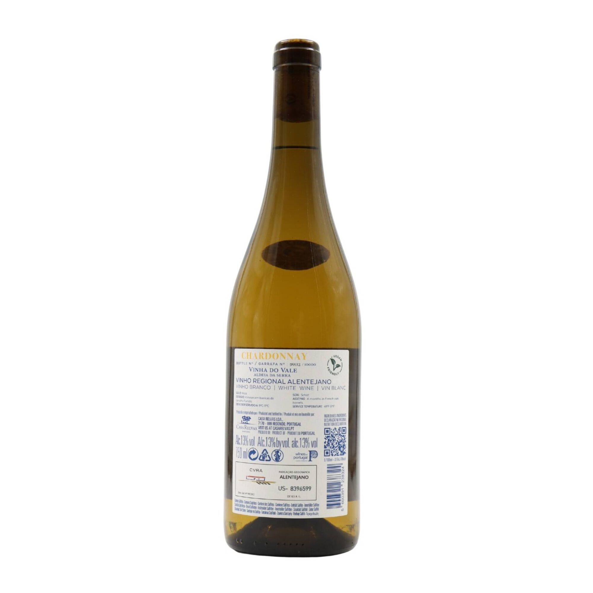 Herdade da Pimenta Casa Relvas Chardonnay Alentejano Vinho Branco