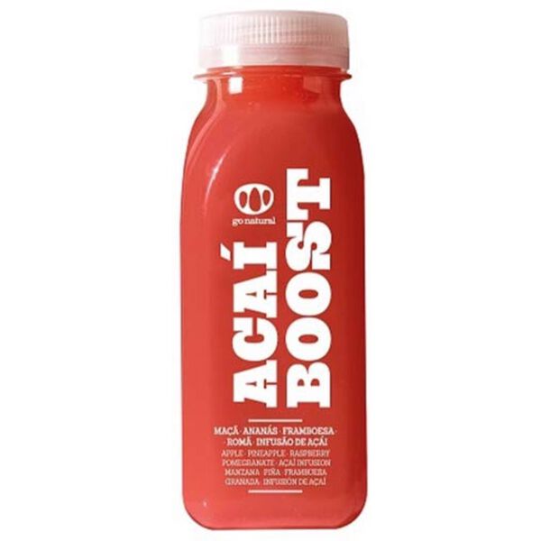 Sumo Maçã, Ananás, Framboesa, Romã e Açaí Go Natural