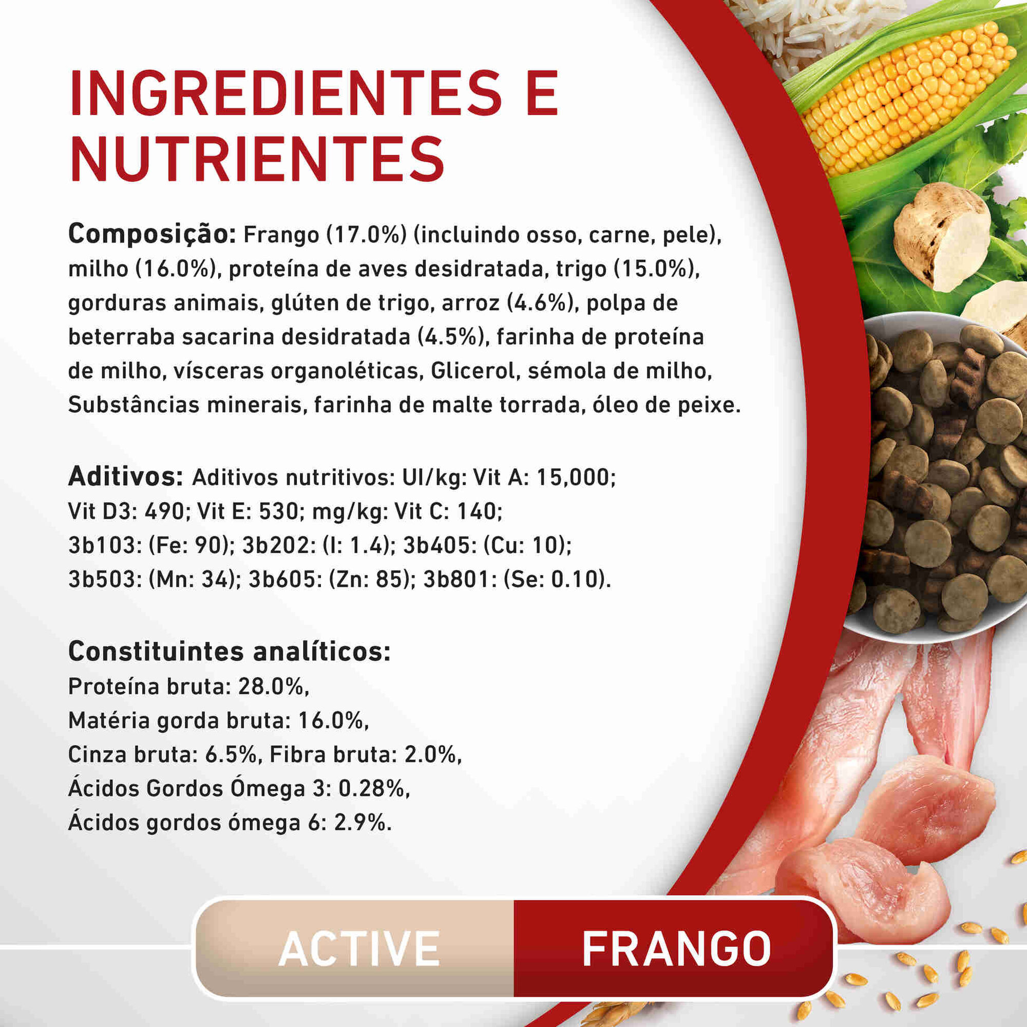 Ração para Cão Adulto Médio e Maxi Frango